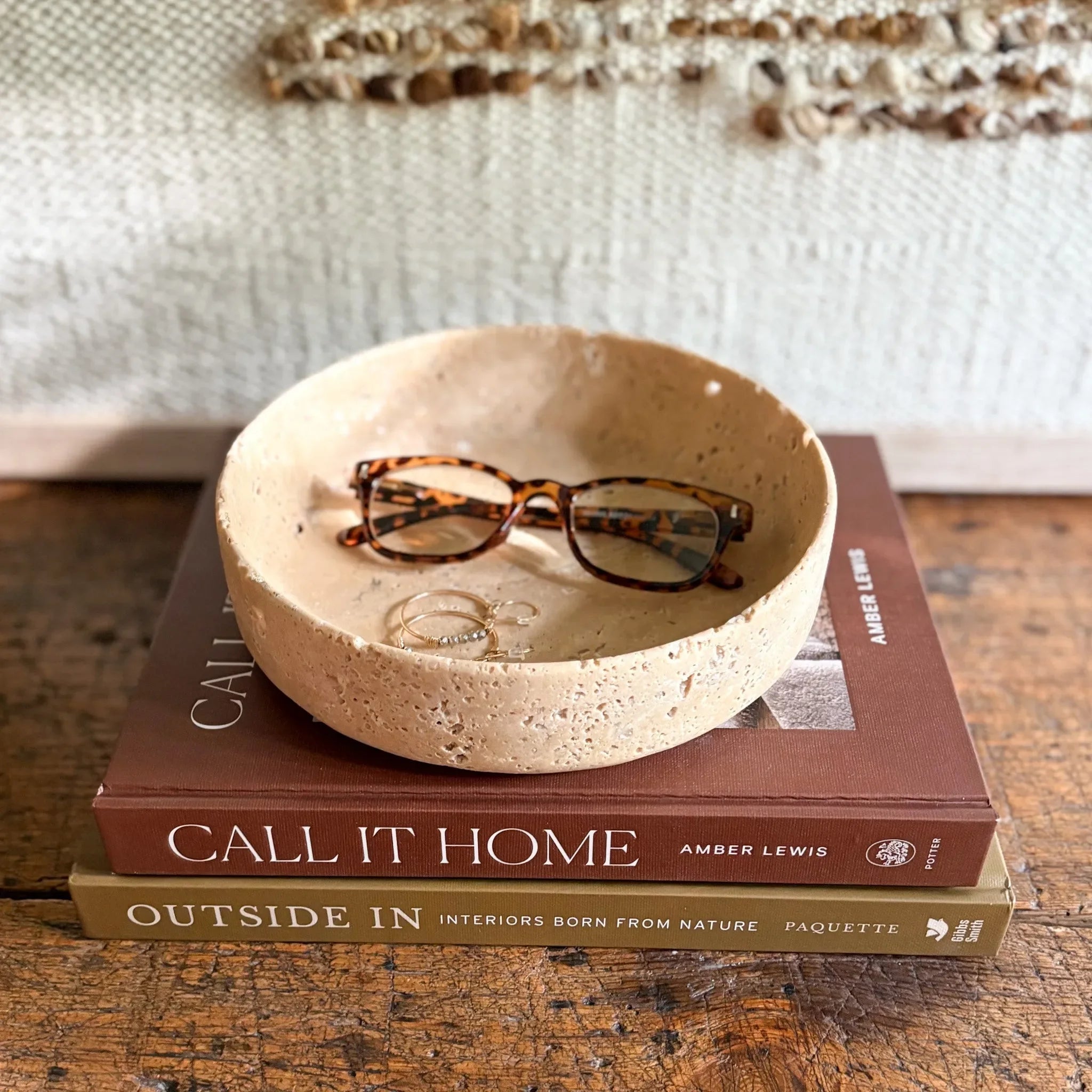 Travertine Catchall - The Mayfair Hall
