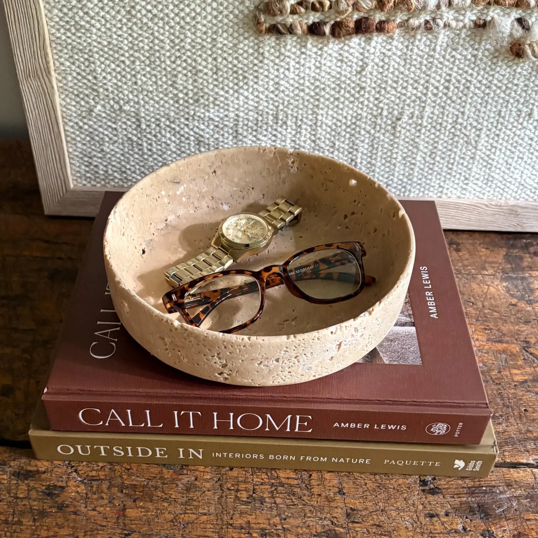 Travertine Catchall - The Mayfair Hall