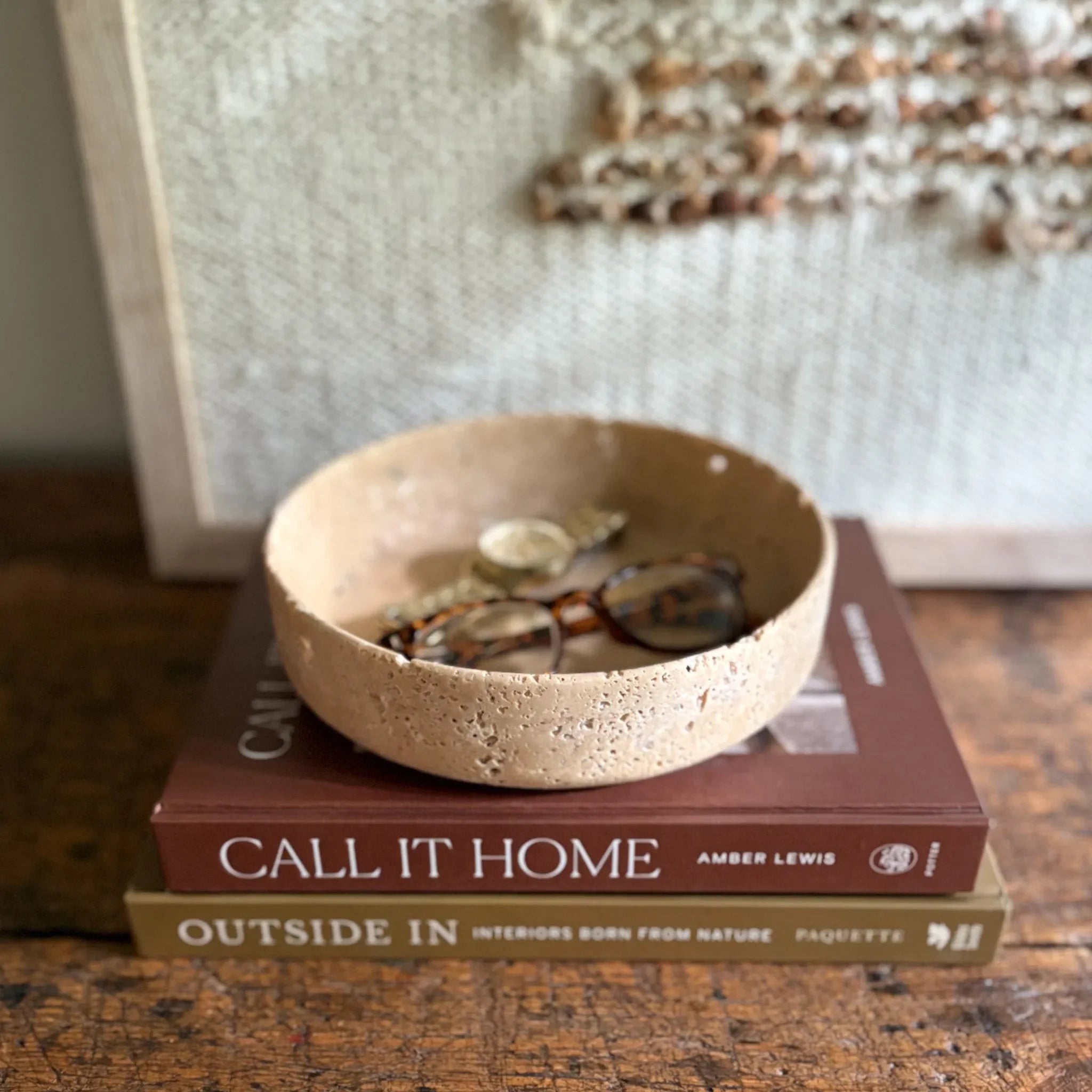 Travertine Catchall - The Mayfair Hall