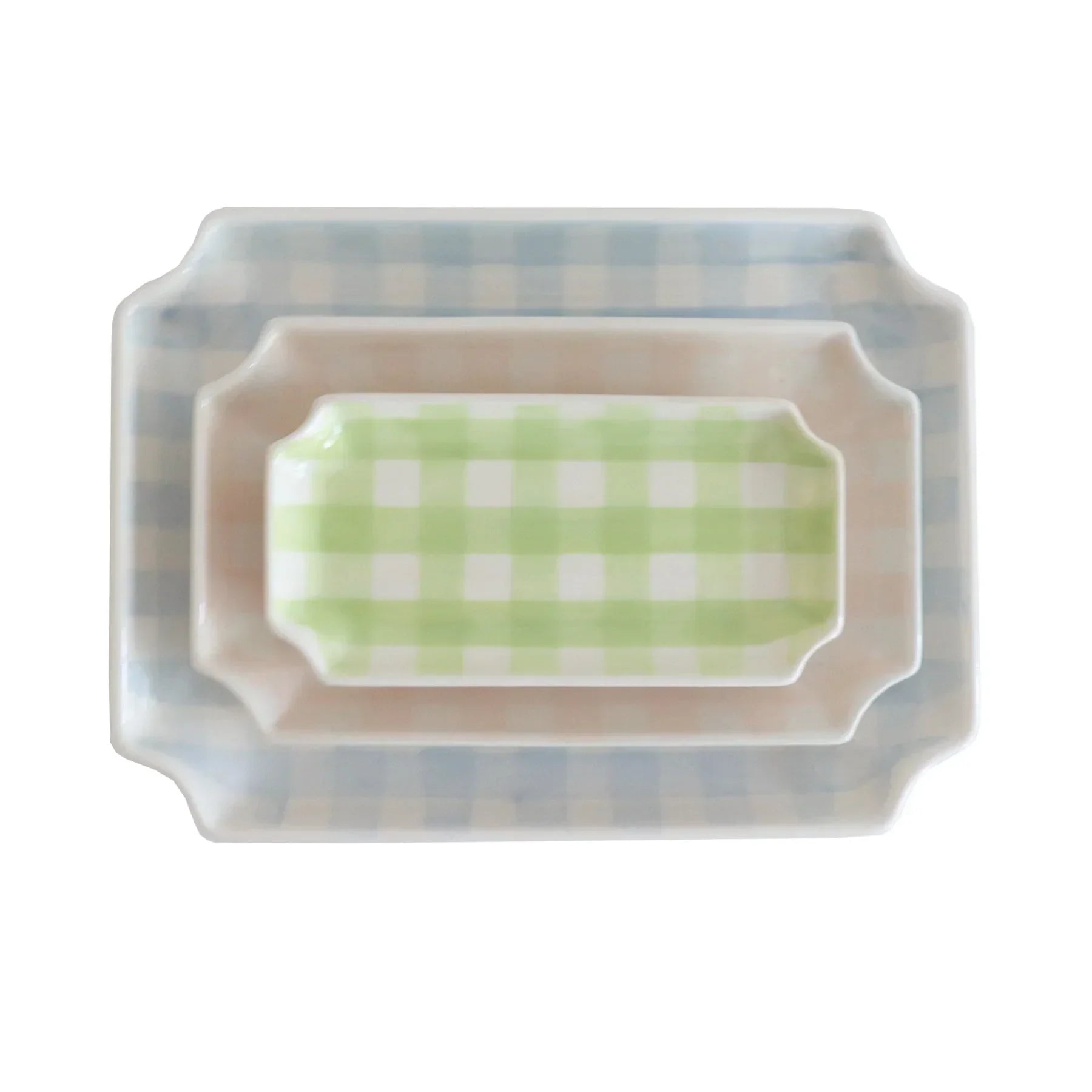 Gingham Trays - The Mayfair Hall