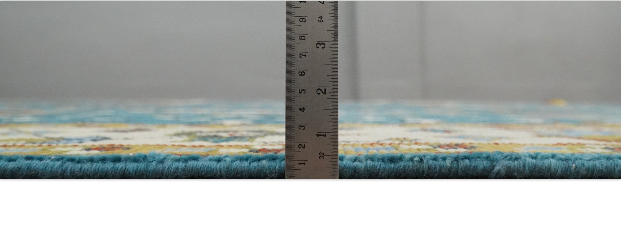 Tree of Life 5x8, 6x9, 8x10, 9x12, 10x14 and 12x15 Hand Knotted Teal Blue and Ivory Traditional Persian Vintage Wool Rug | TRDCP785 - The Rug Decor