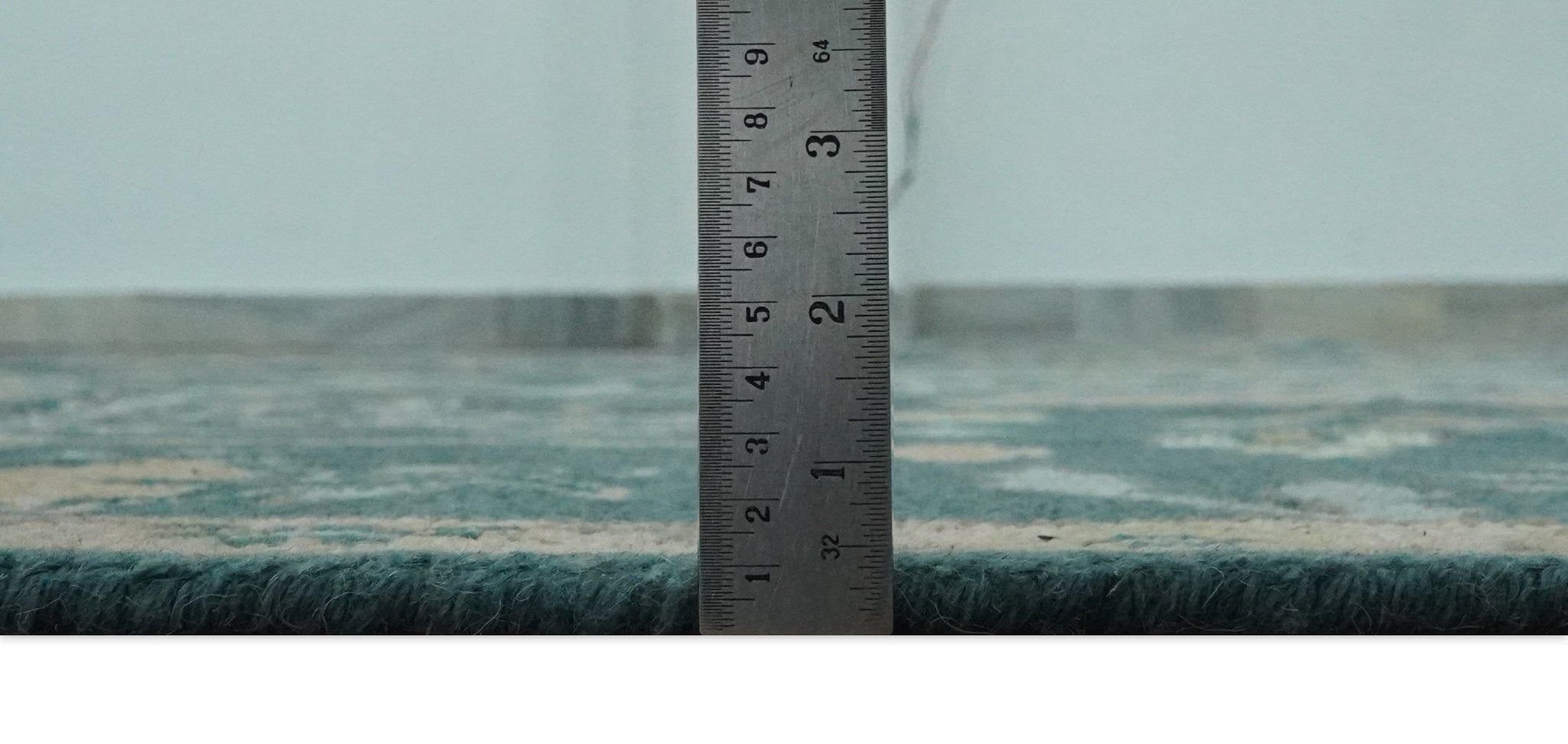 Tree of life Teal, Peach and Olive Hand Knotted Traditional Oushak Custom Made wool area Rug - The Rug Decor