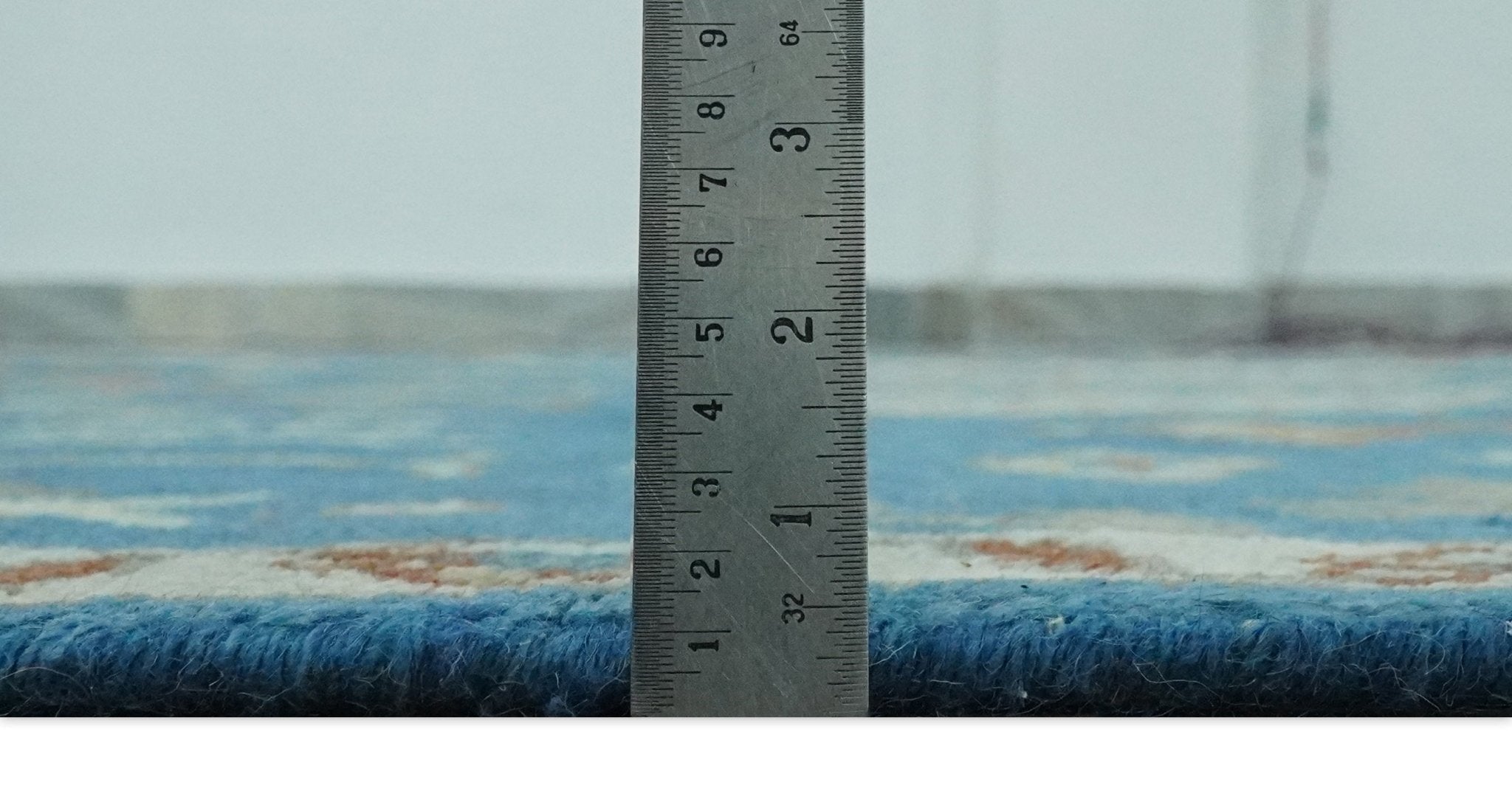 Tree of life Traditional Floral Blue, Ivory and Brown Hand Knotted Custom Made Wool Area Rug - The Rug Decor