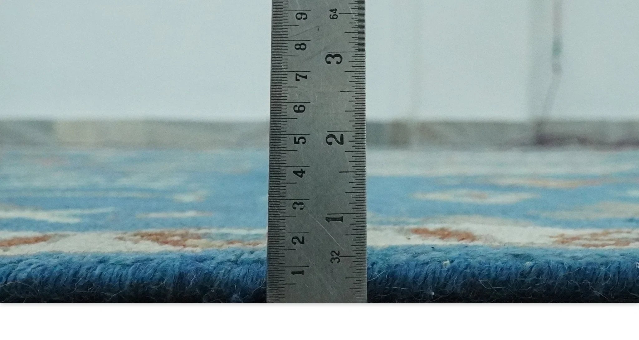 Tree of life Traditional Floral Blue, Ivory and Brown Hand Knotted Custom Made Wool Area Rug - The Rug Decor