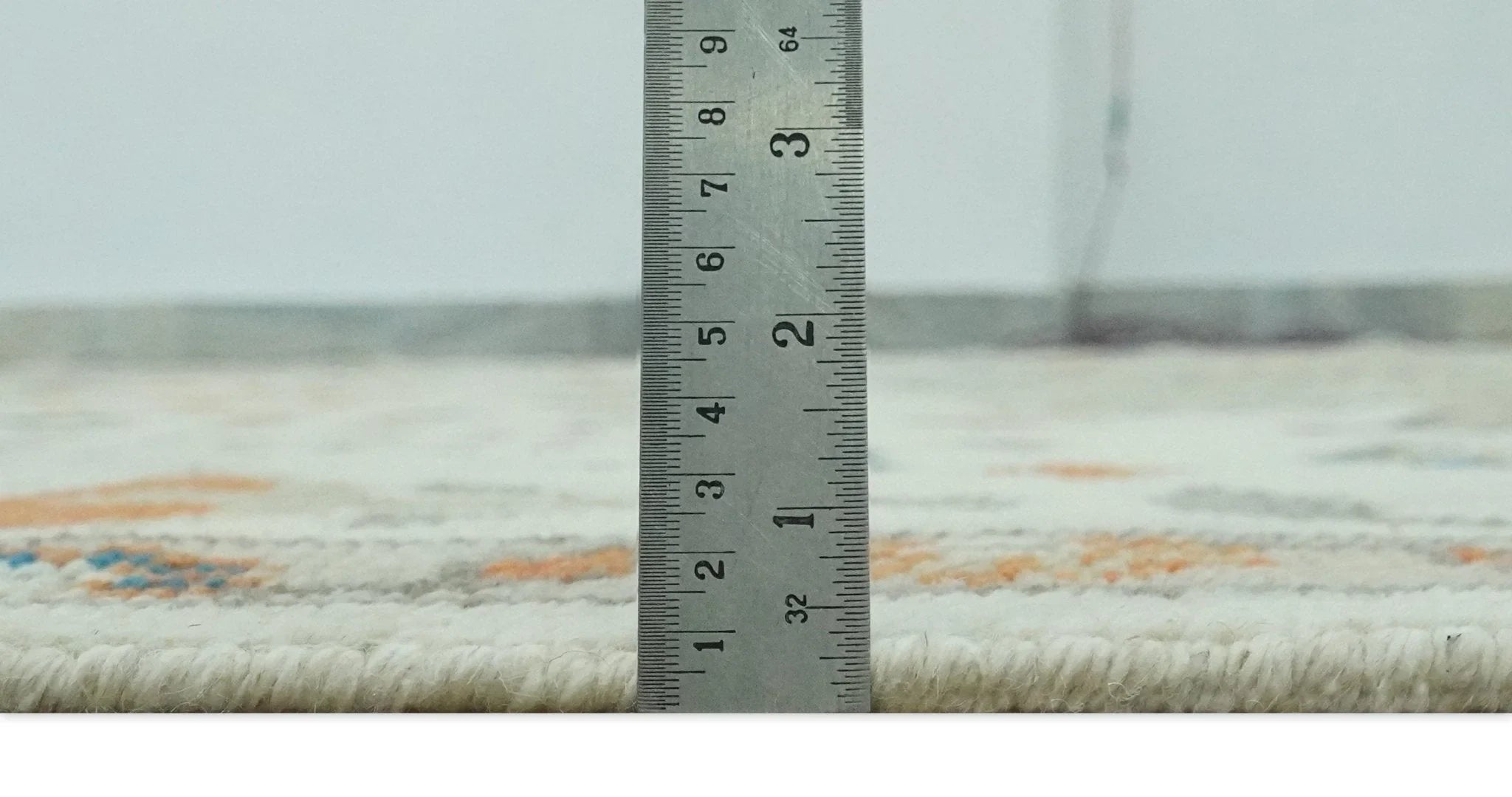 Tree of life Traditional Floral Ivory, Blue and Rust Hand Knotted Multi Size Wool Area Rug - The Rug Decor