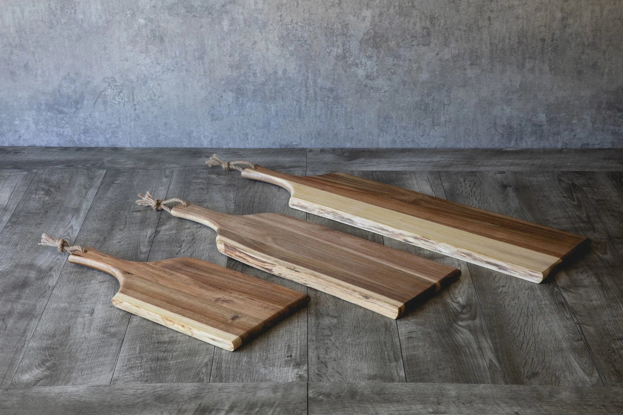 Set of 3 Artisan Serving Planks (18", 24", 30") - The Mayfair Hall