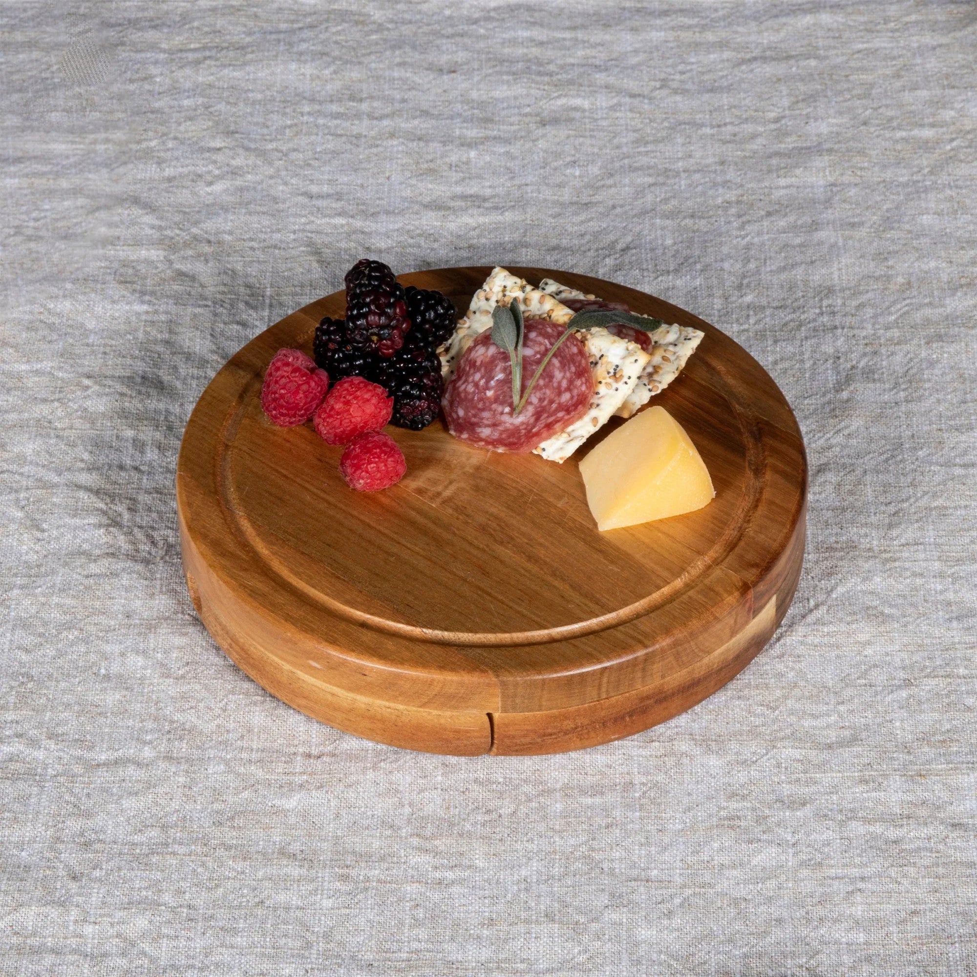 Acacia Brie Cheese Cutting Board & Tools Set - The Mayfair Hall