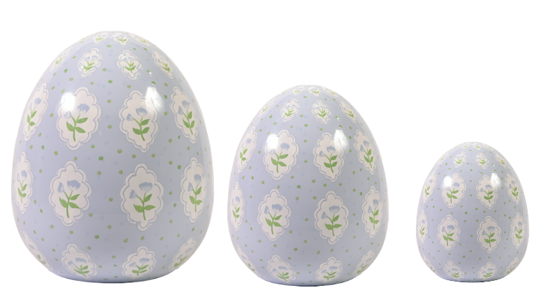 Lavender Polka Dot & Tulip Egg