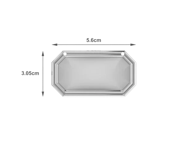 Krysaliis Silver Plate Classic Engravable Decanter Label - The Mayfair Hall