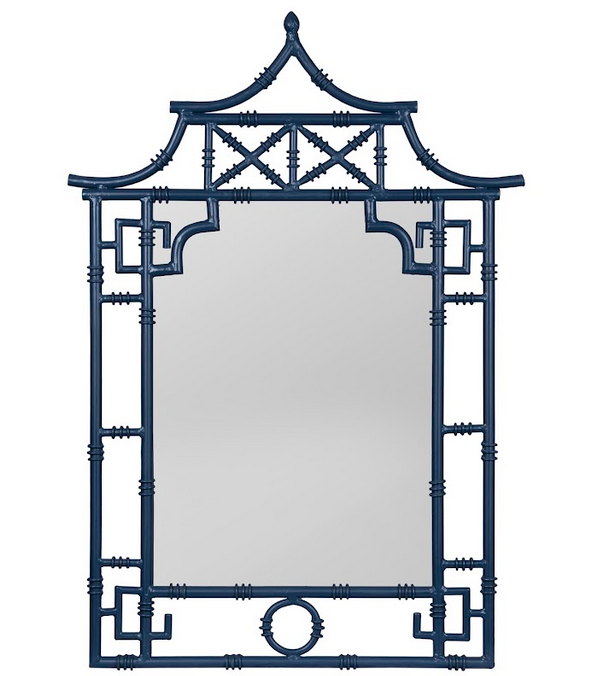 Navy Pagoda Mirror