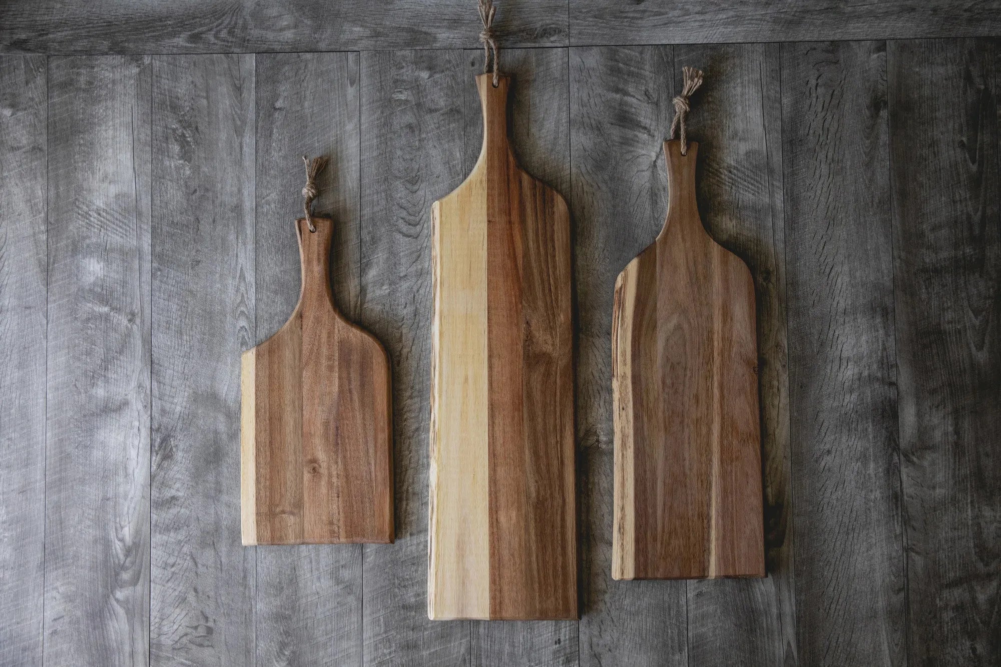 Set of 3 Artisan Serving Planks (18", 24", 30") - The Mayfair Hall