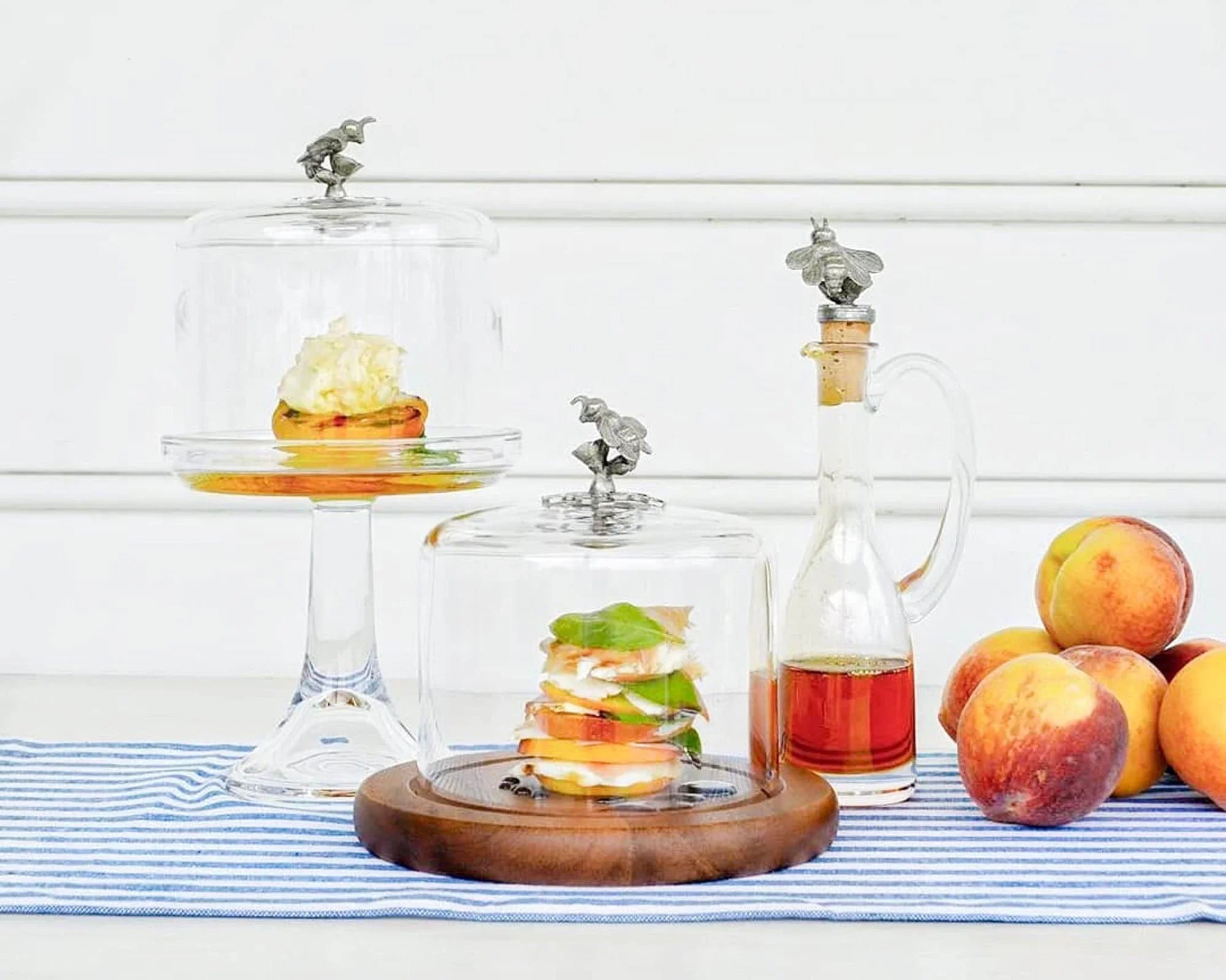 Cruet Bottle with Pewter Bee Cork Stopper - The Mayfair Hall