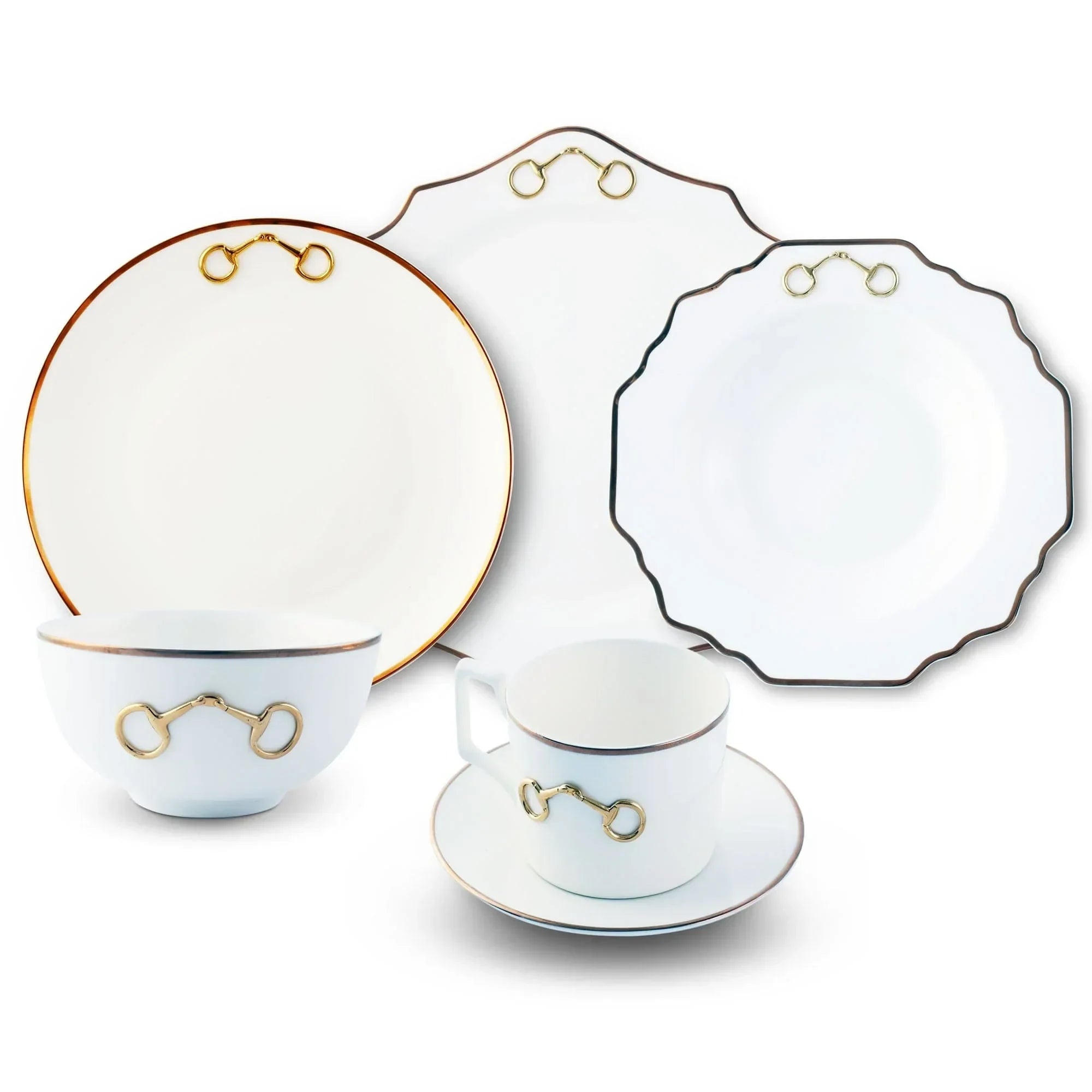 Bone China Gold Bit Dinnerware - The Mayfair Hall