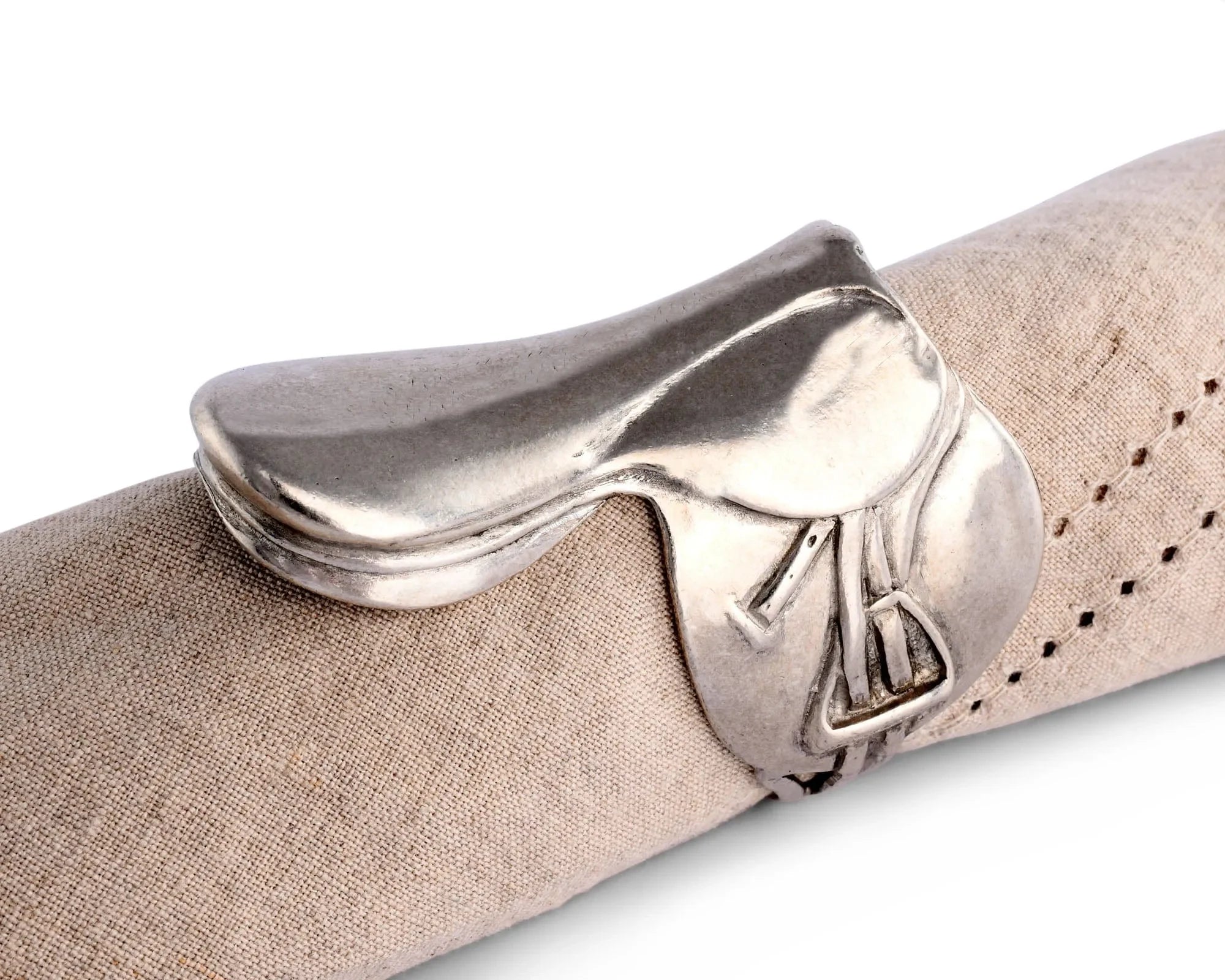 English Saddle Napkin Rings - The Mayfair Hall