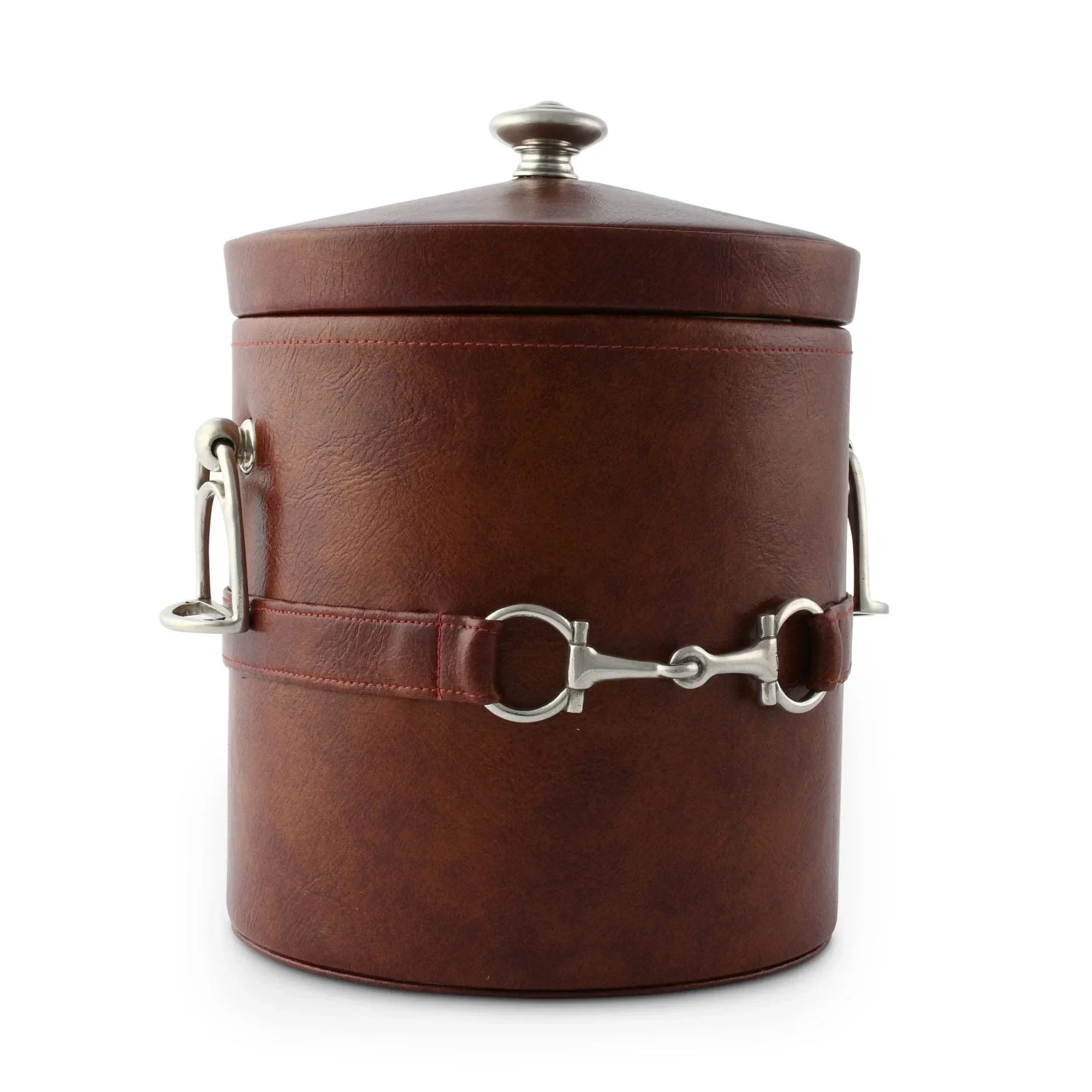 Equestrian Horse Bit Vegan Leather Ice Bucket - The Mayfair Hall
