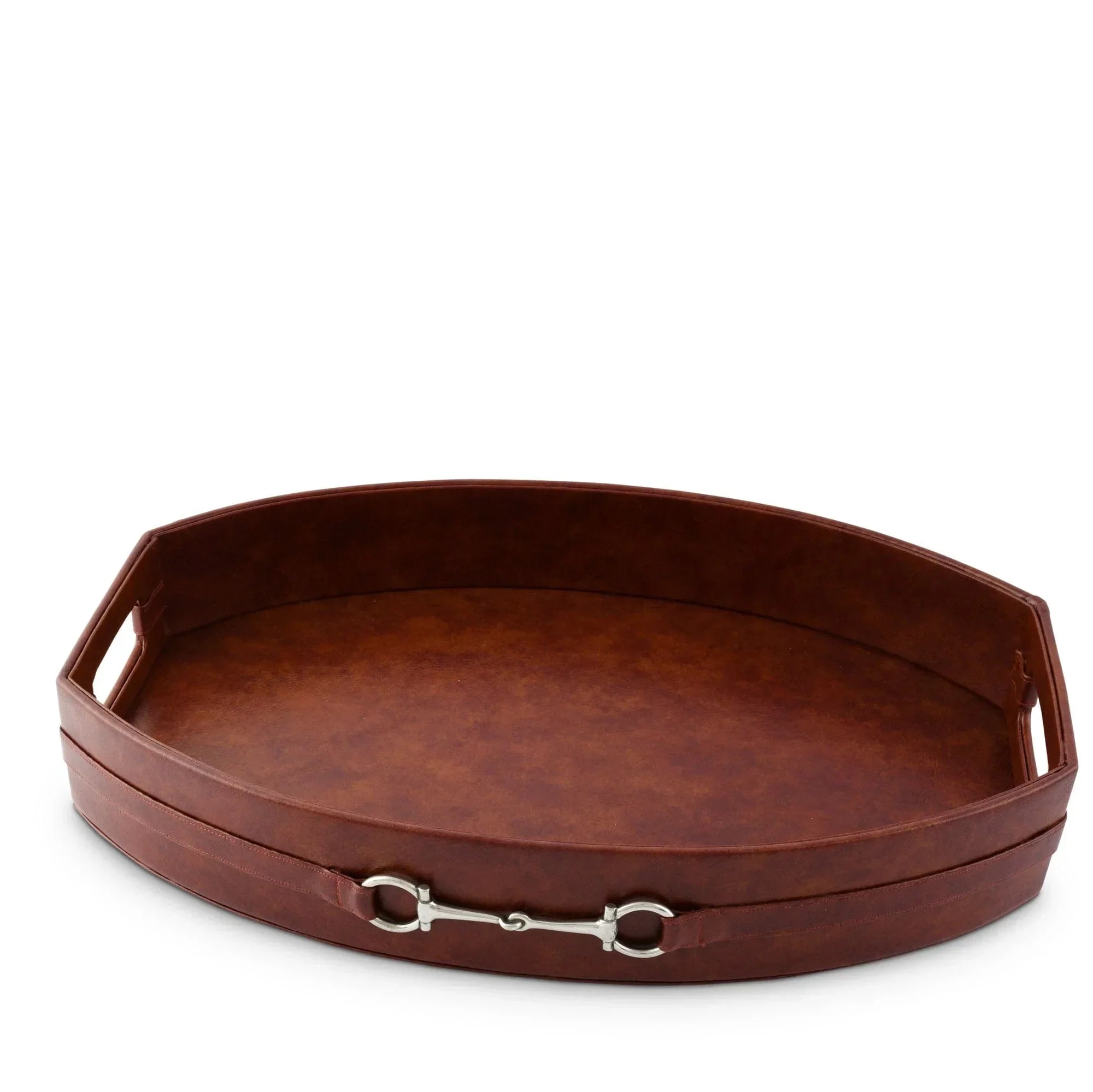 Equestrian Horse Bit Vegan Leather Tray - The Mayfair Hall