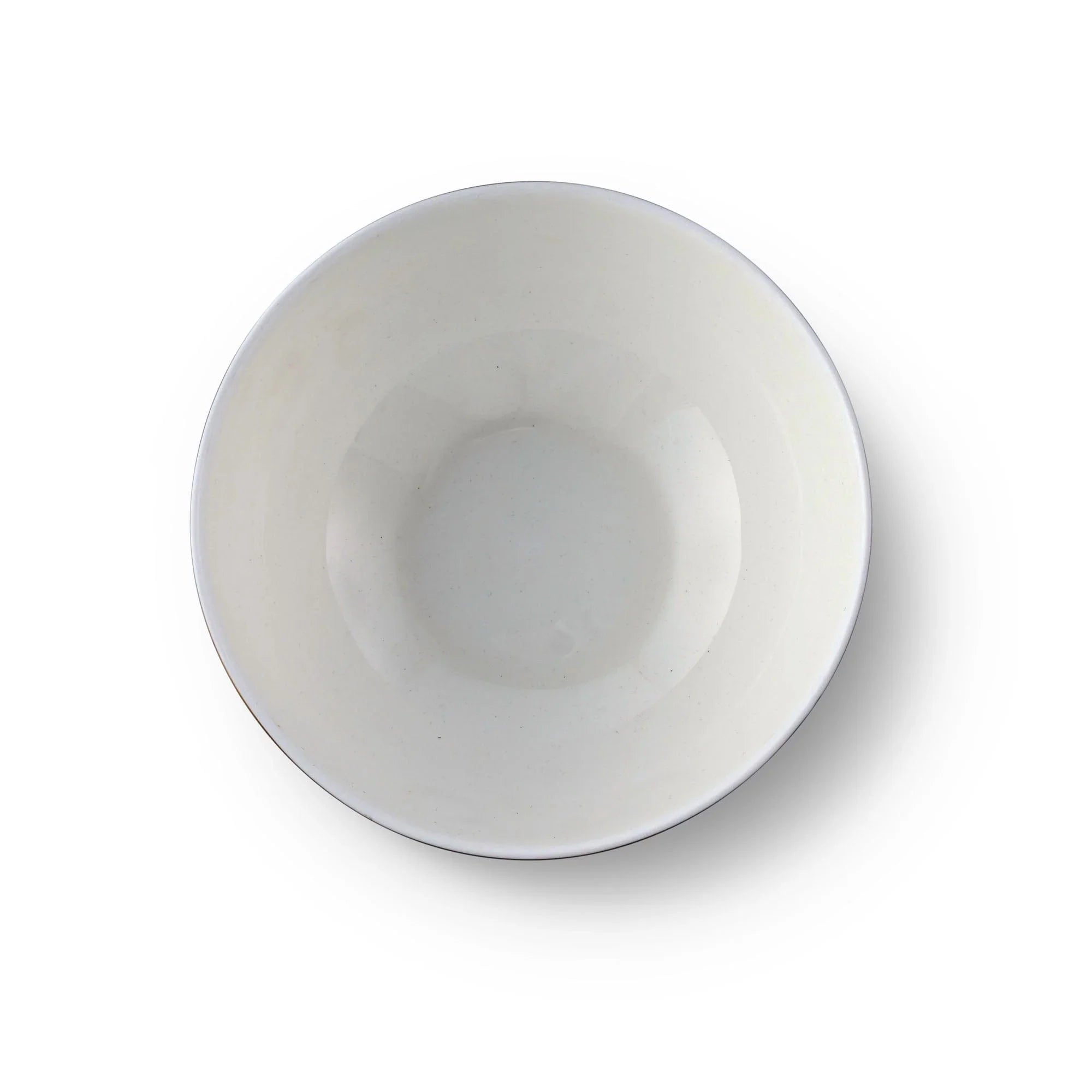 Gold Bit Bone China Round Cereal Bowl Gold Rim - The Mayfair Hall