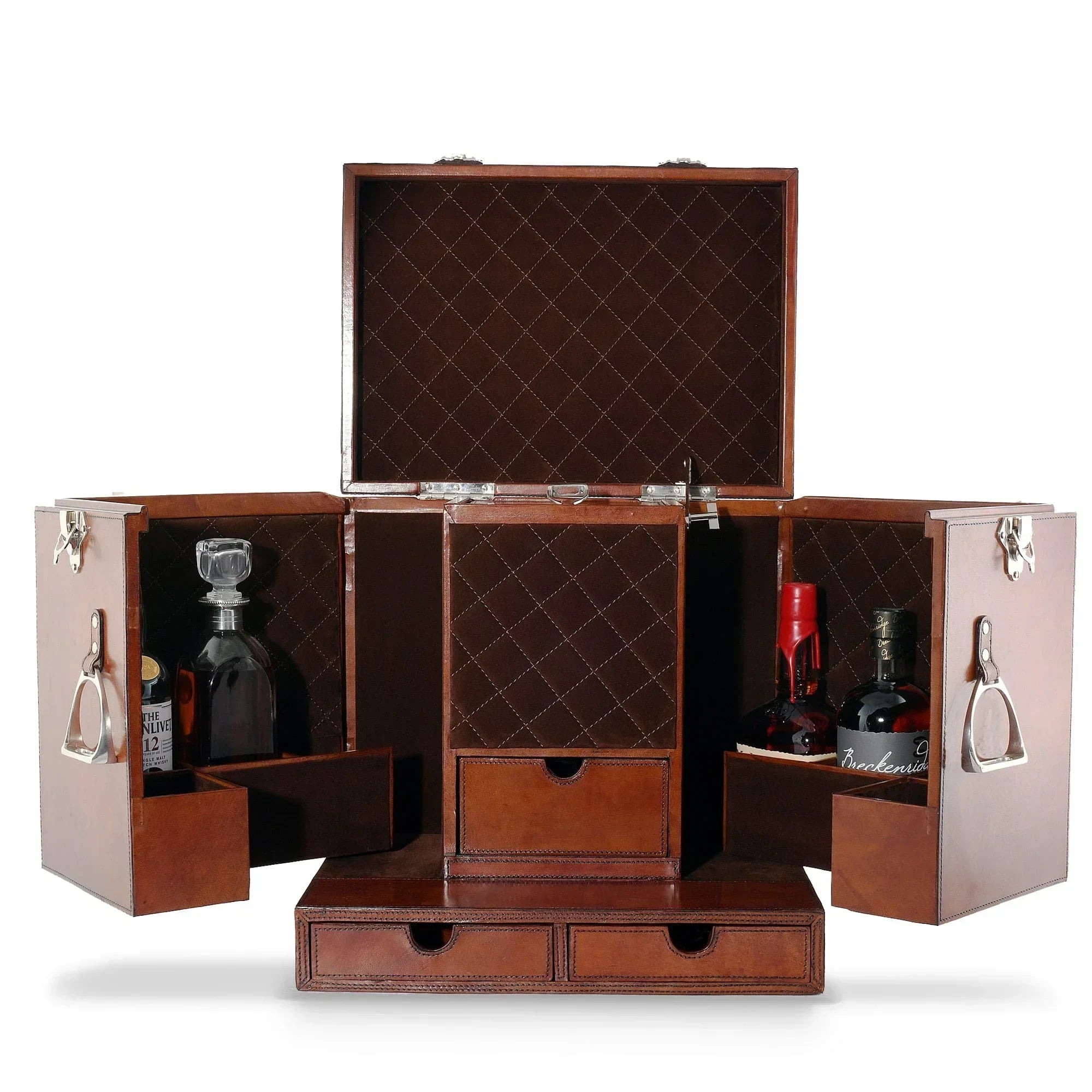 Leather Stirrup Handle Bar Case - The Mayfair Hall