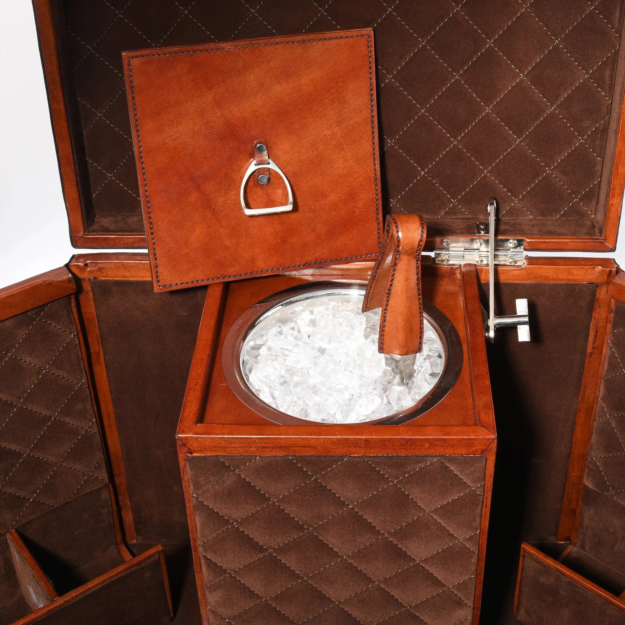Leather Stirrup Handle Bar Case - The Mayfair Hall