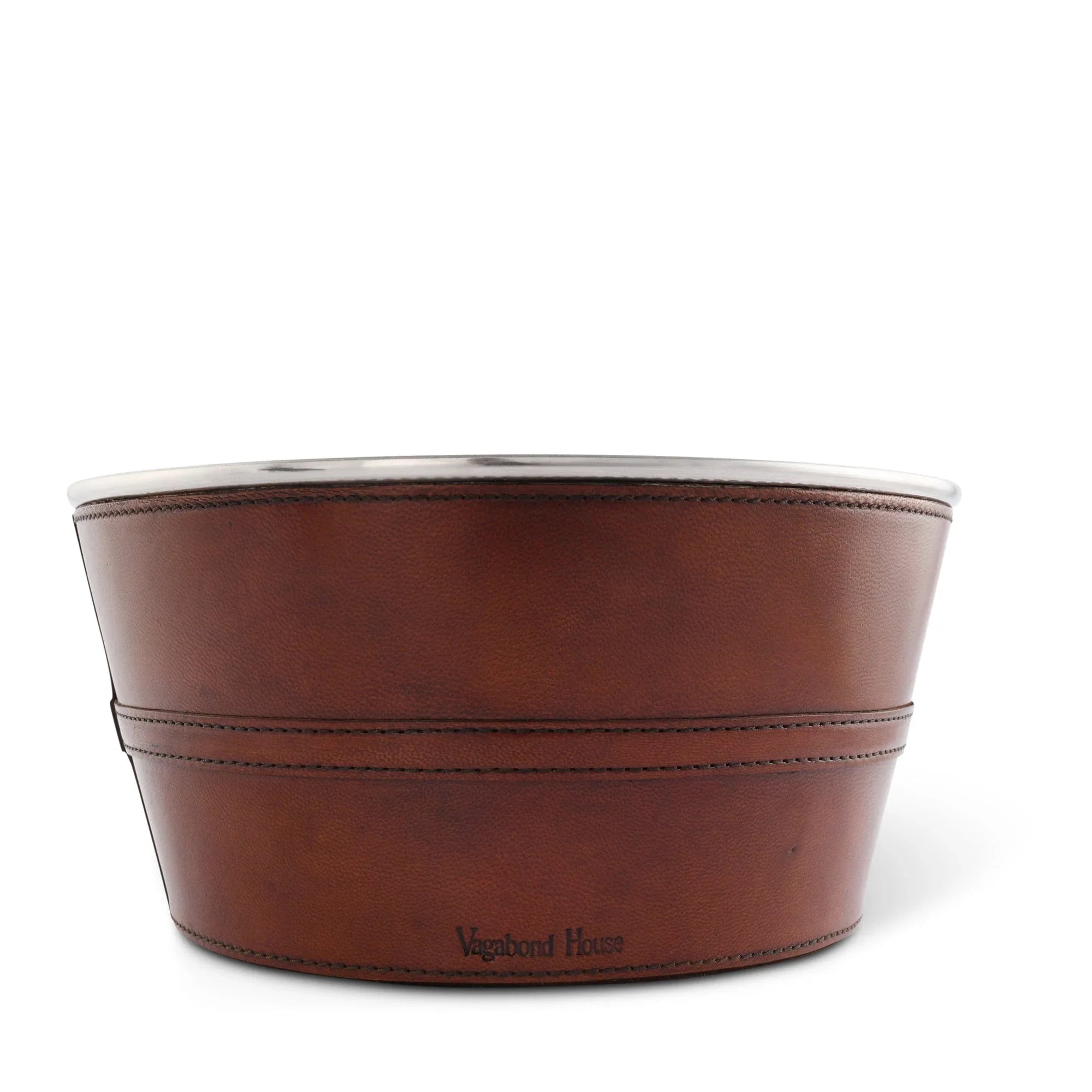 Premium Genuine Leather Bit Ice Tub – Sophisticated Beverage Cooler - The Mayfair Hall