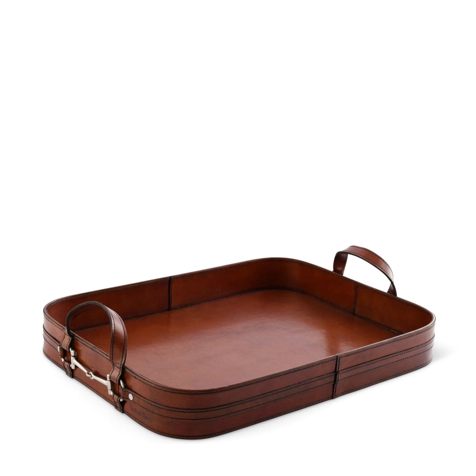 Premium Genuine Leather Bit Serving Tray – Perfect for Entertaining - The Mayfair Hall