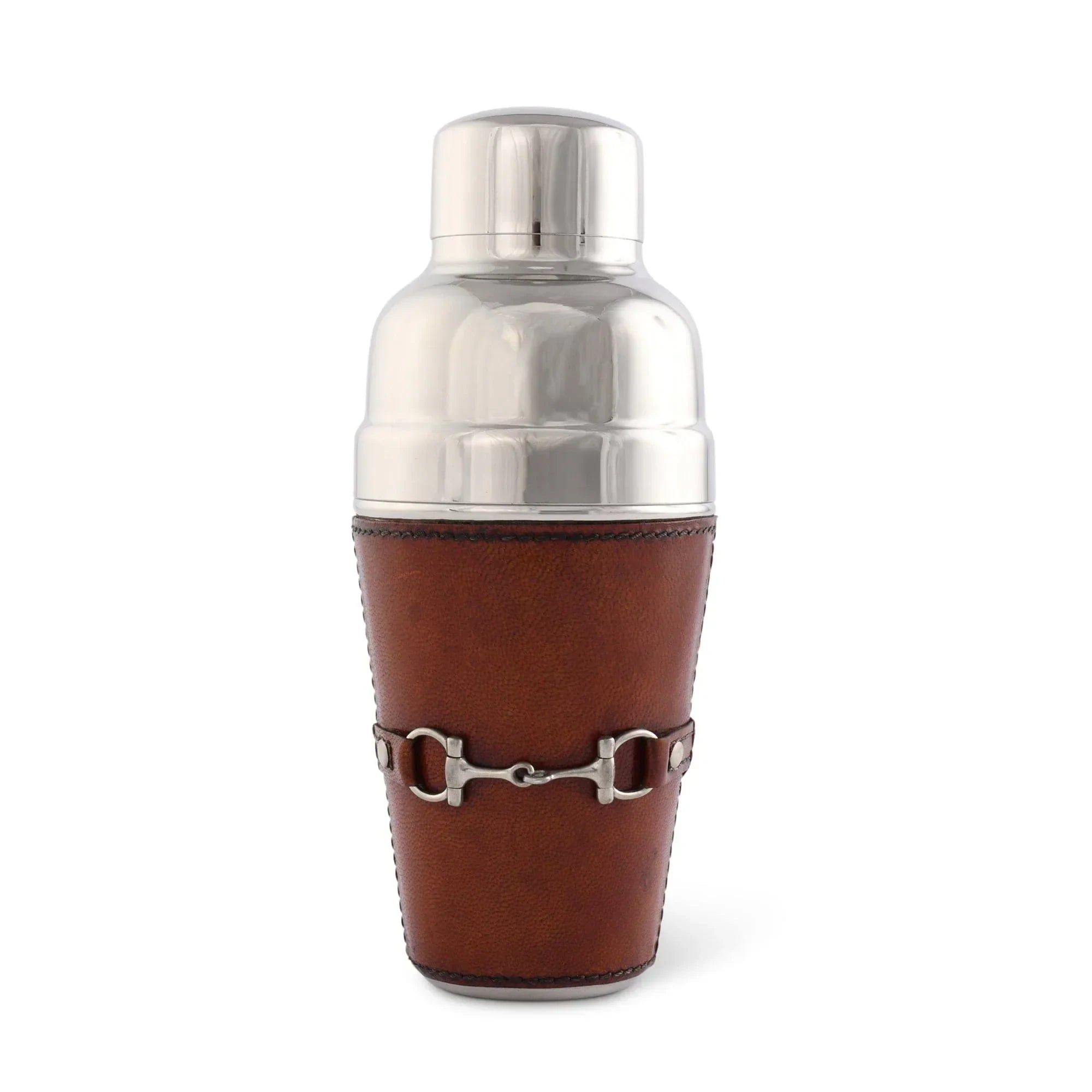 Premium Genuine Leather Equestrian Bit Cocktail Shaker - The Mayfair Hall