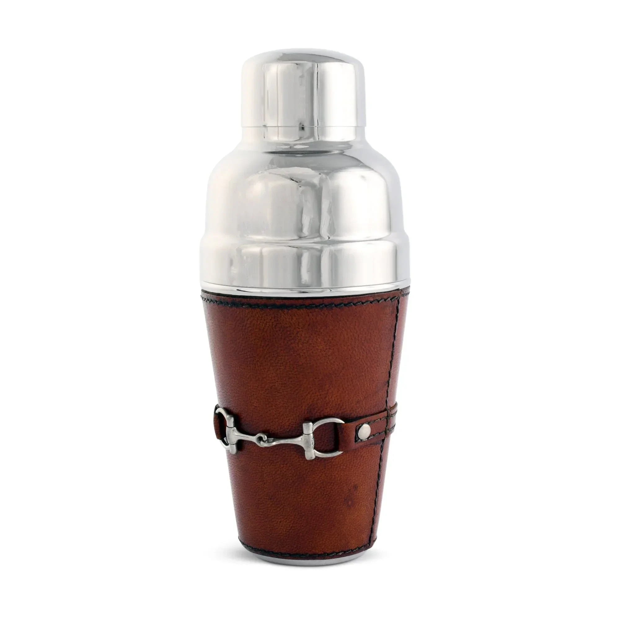 Premium Genuine Leather Equestrian Bit Cocktail Shaker - The Mayfair Hall