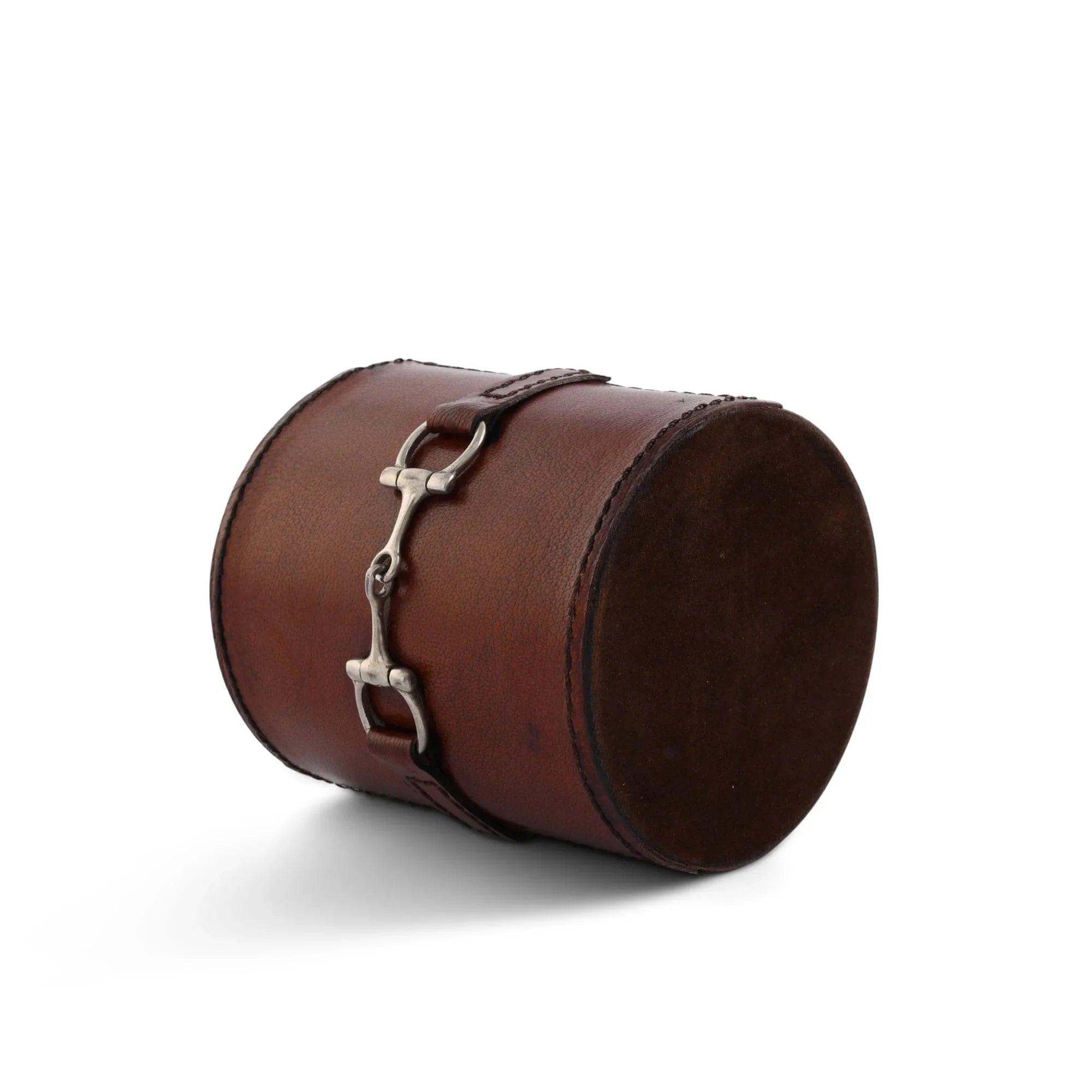 Premium Genuine Leather Stirrup Office Pen Holder - The Mayfair Hall