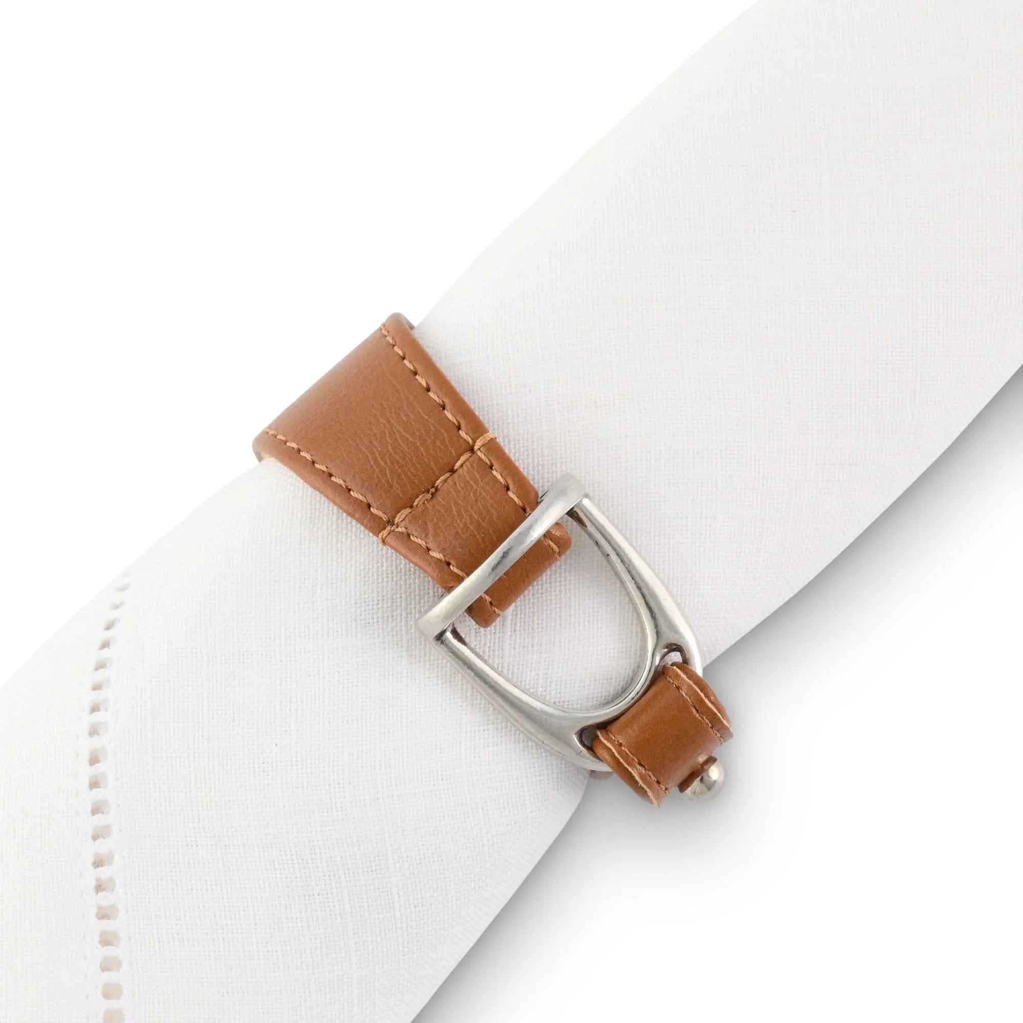 Stirrup Vegan Leather Napkin Ring - The Mayfair Hall