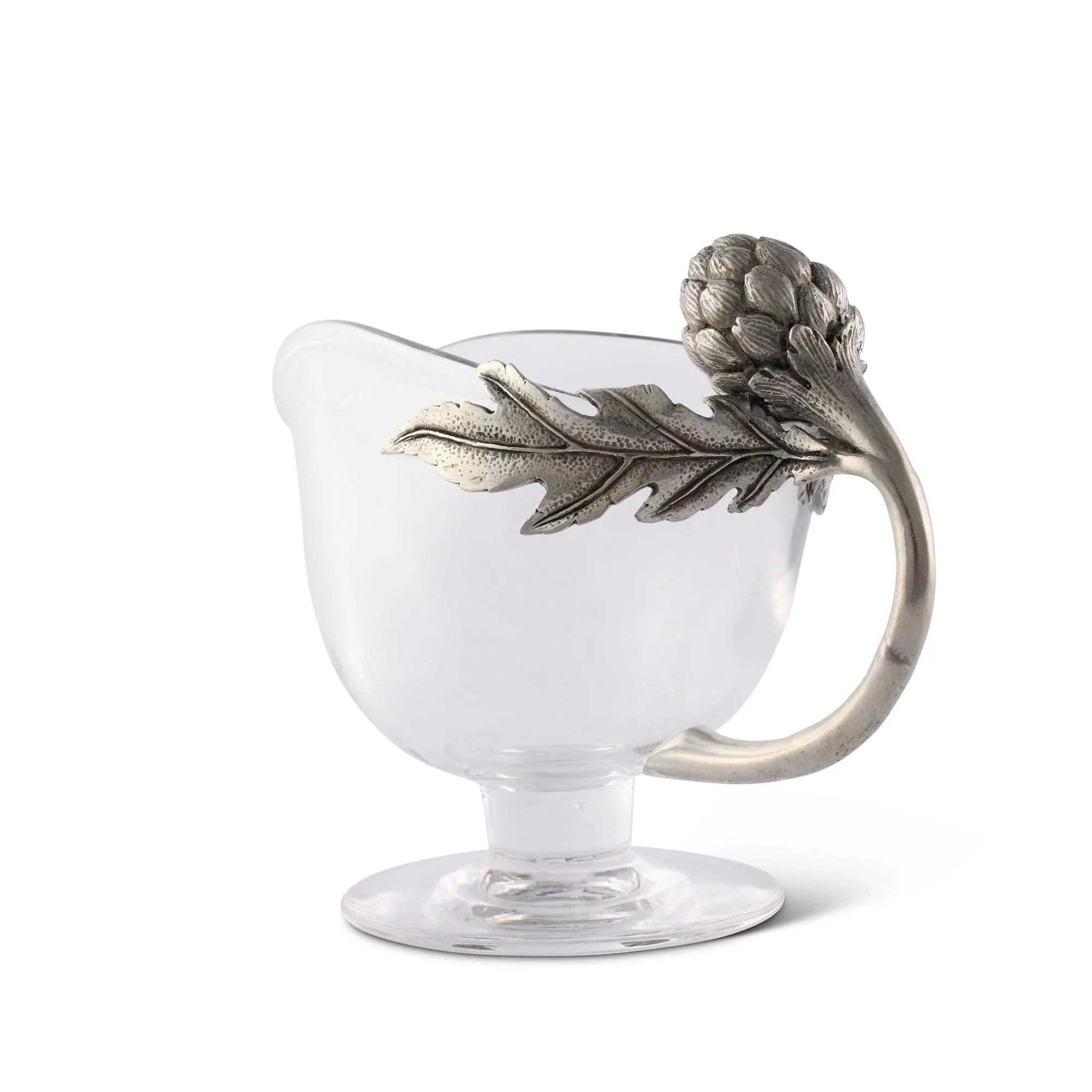 Artichoke Glass Gravy Boat - The Mayfair Hall