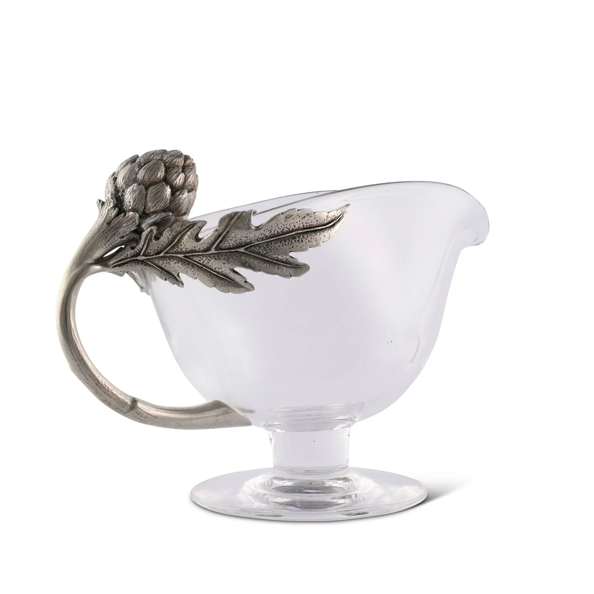 Artichoke Glass Gravy Boat - The Mayfair Hall
