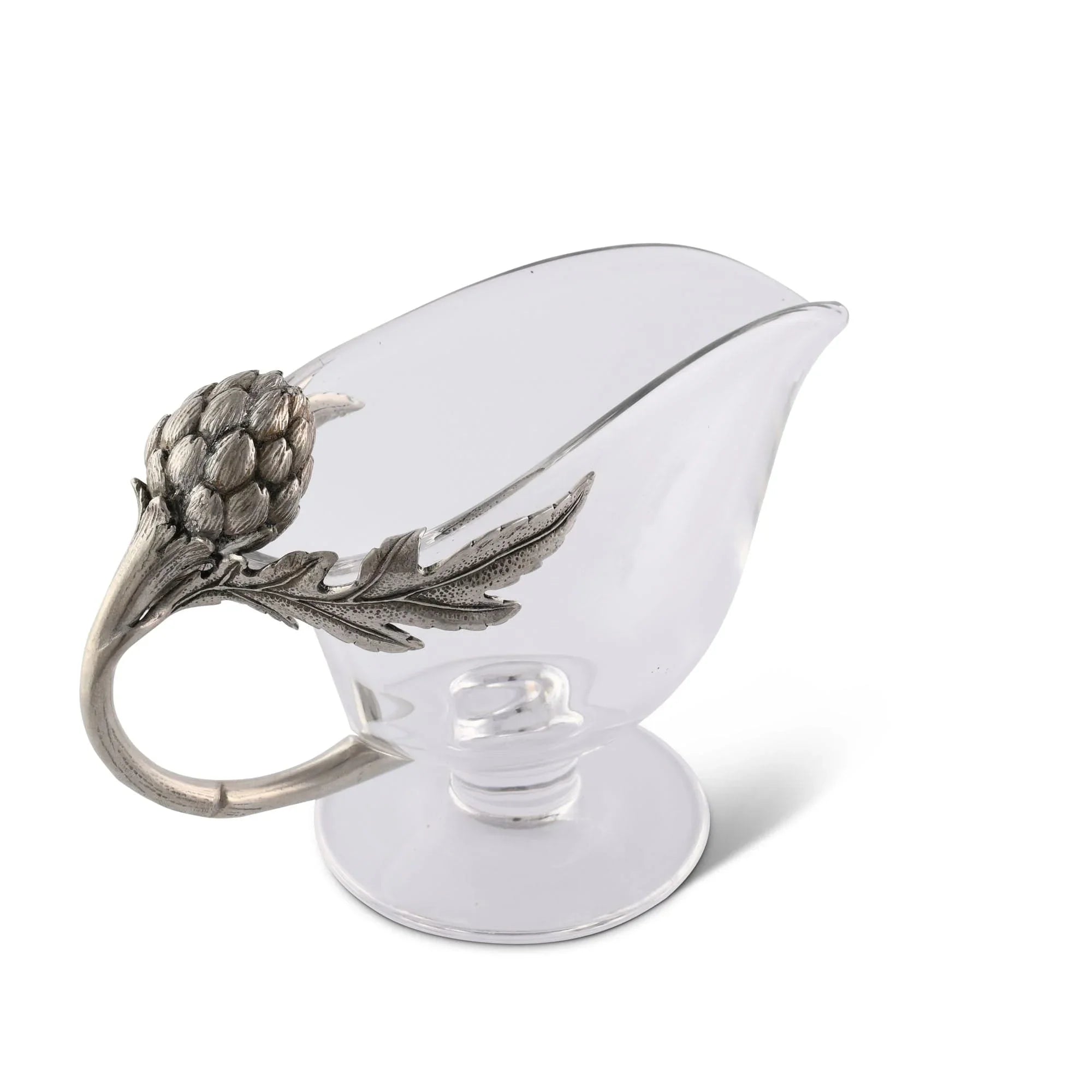 Artichoke Glass Gravy Boat - The Mayfair Hall
