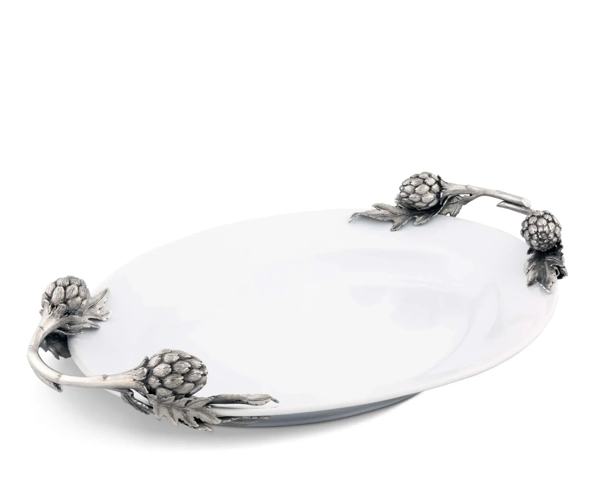 Artichoke Stoneware Serving Tray - The Mayfair Hall