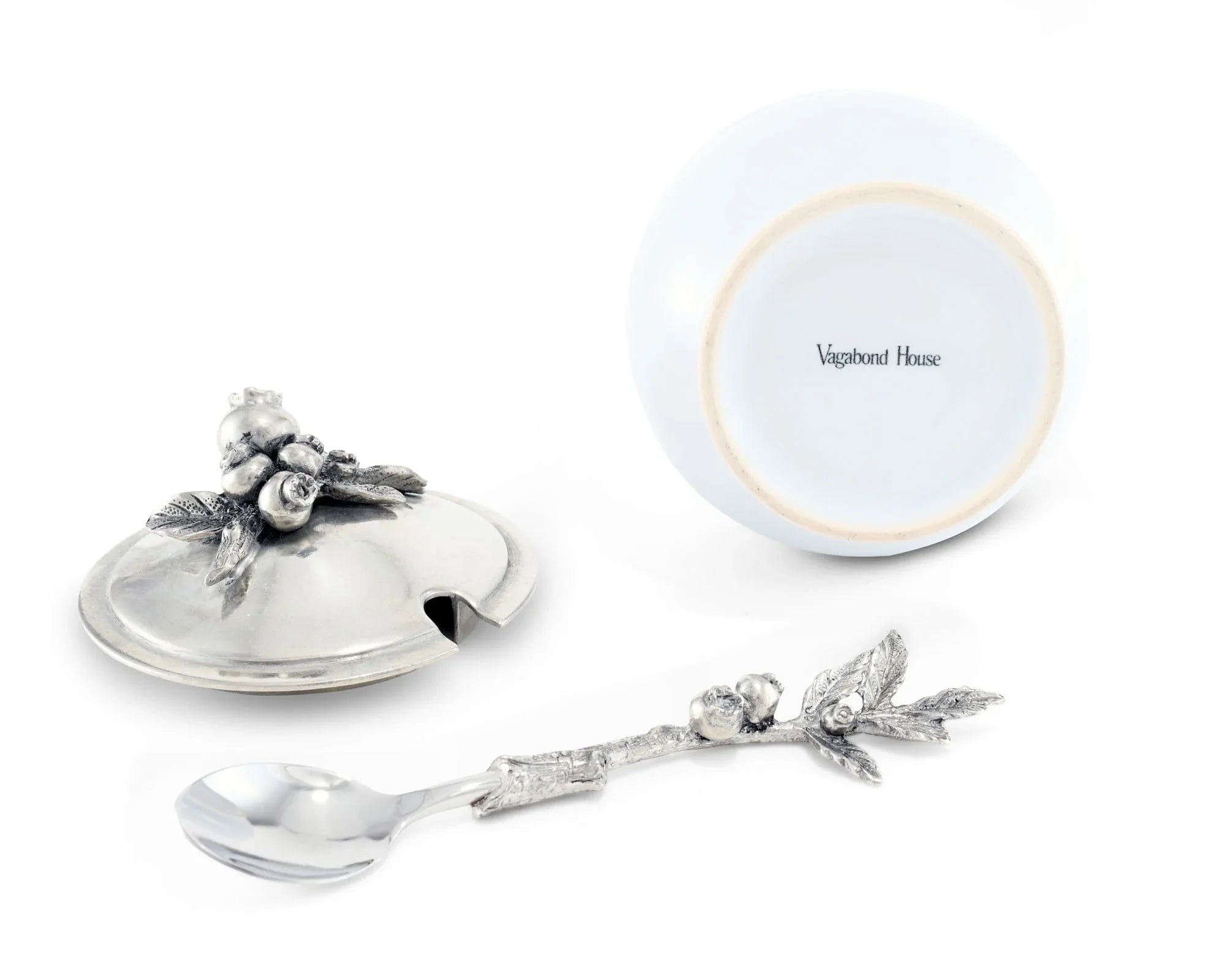 Blueberry Sugar Bowl and Spoon - The Mayfair Hall