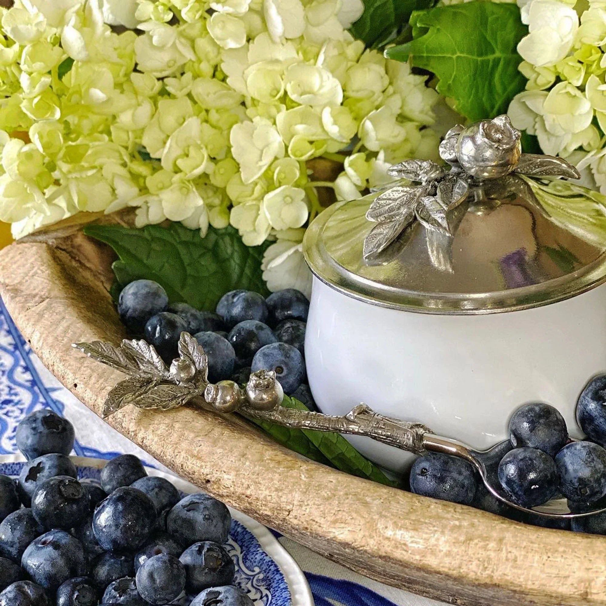 Blueberry Sugar Bowl and Spoon - The Mayfair Hall