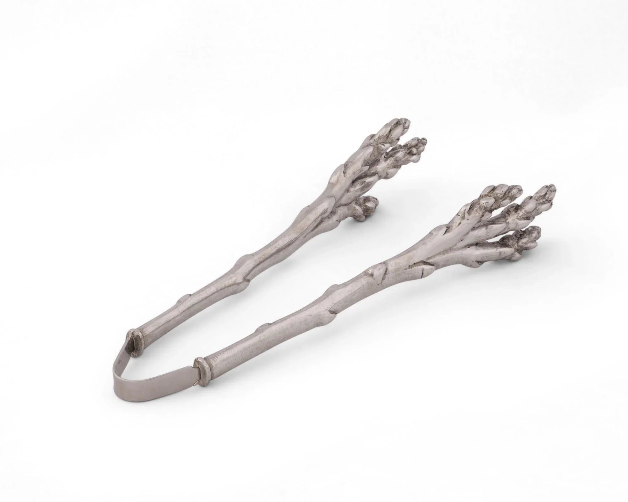 Pewter Asparagus Pattern Tongs - The Mayfair Hall