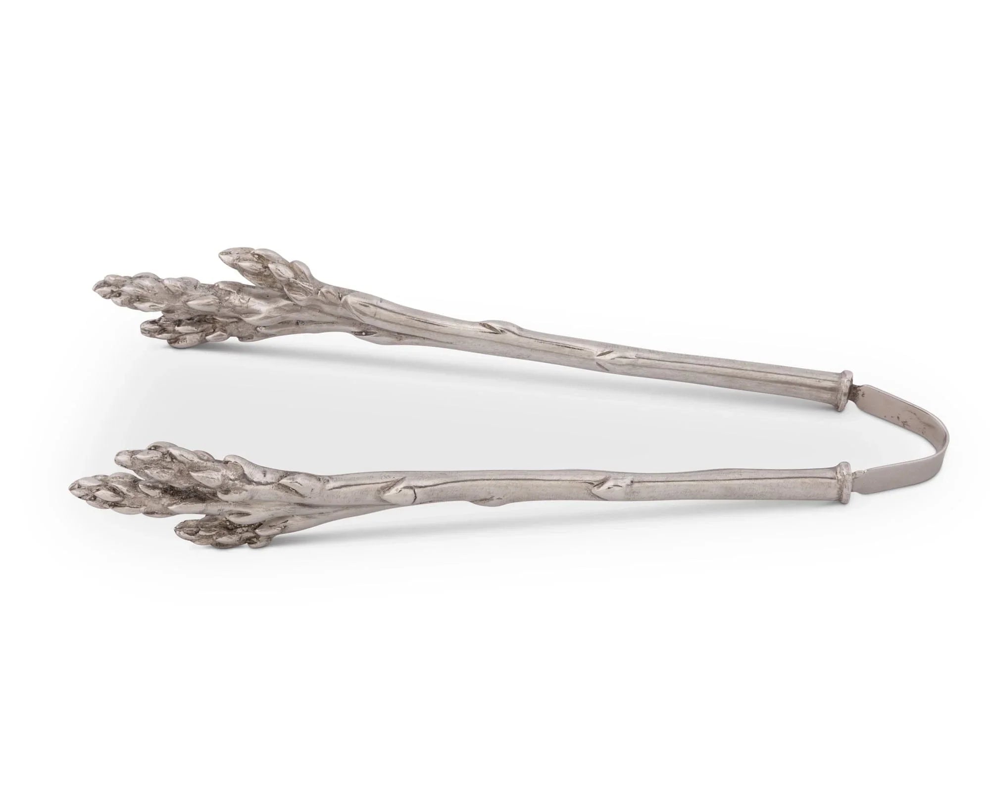 Pewter Asparagus Pattern Tongs - The Mayfair Hall