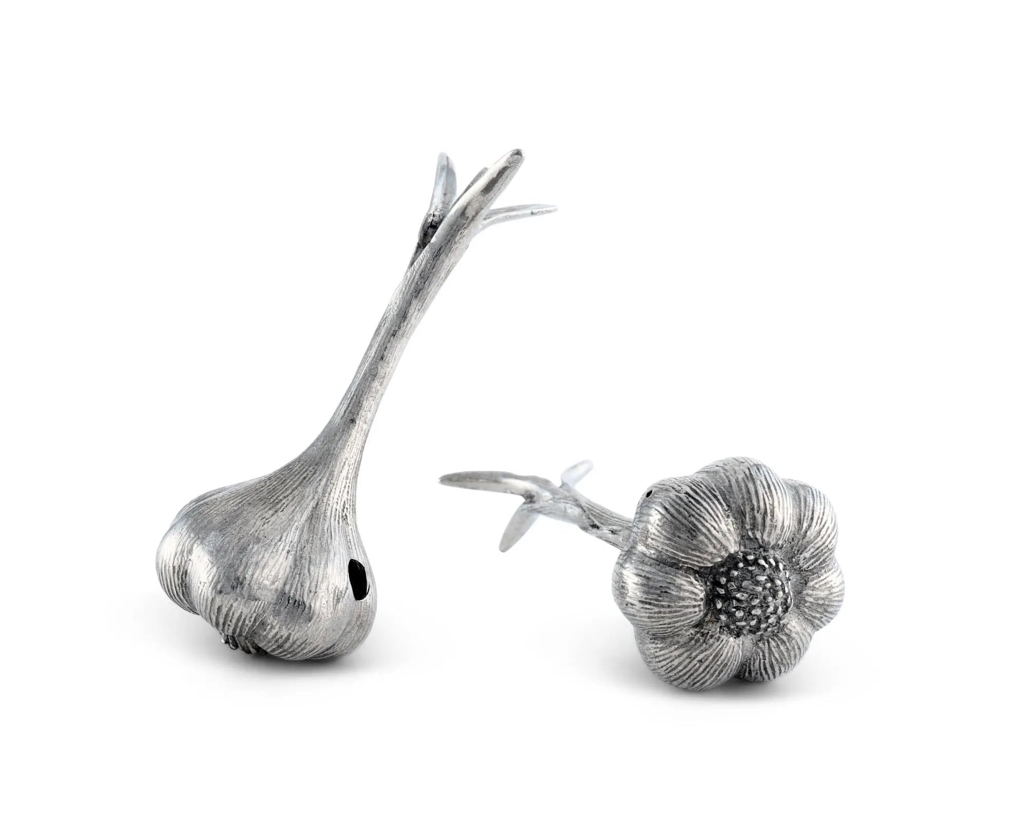 Pewter Garlic Salt & Pepper Set - The Mayfair Hall