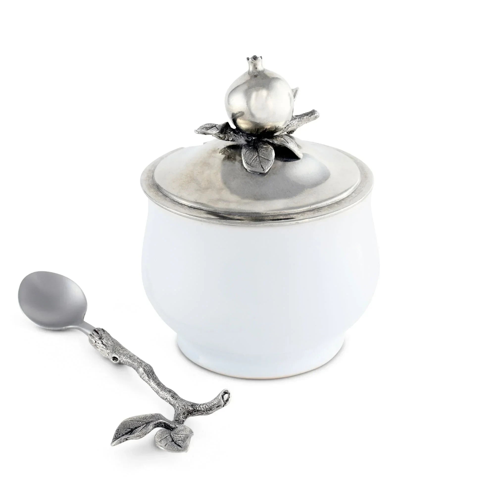 Pomegranate Sugar Bowl and Spoon - The Mayfair Hall