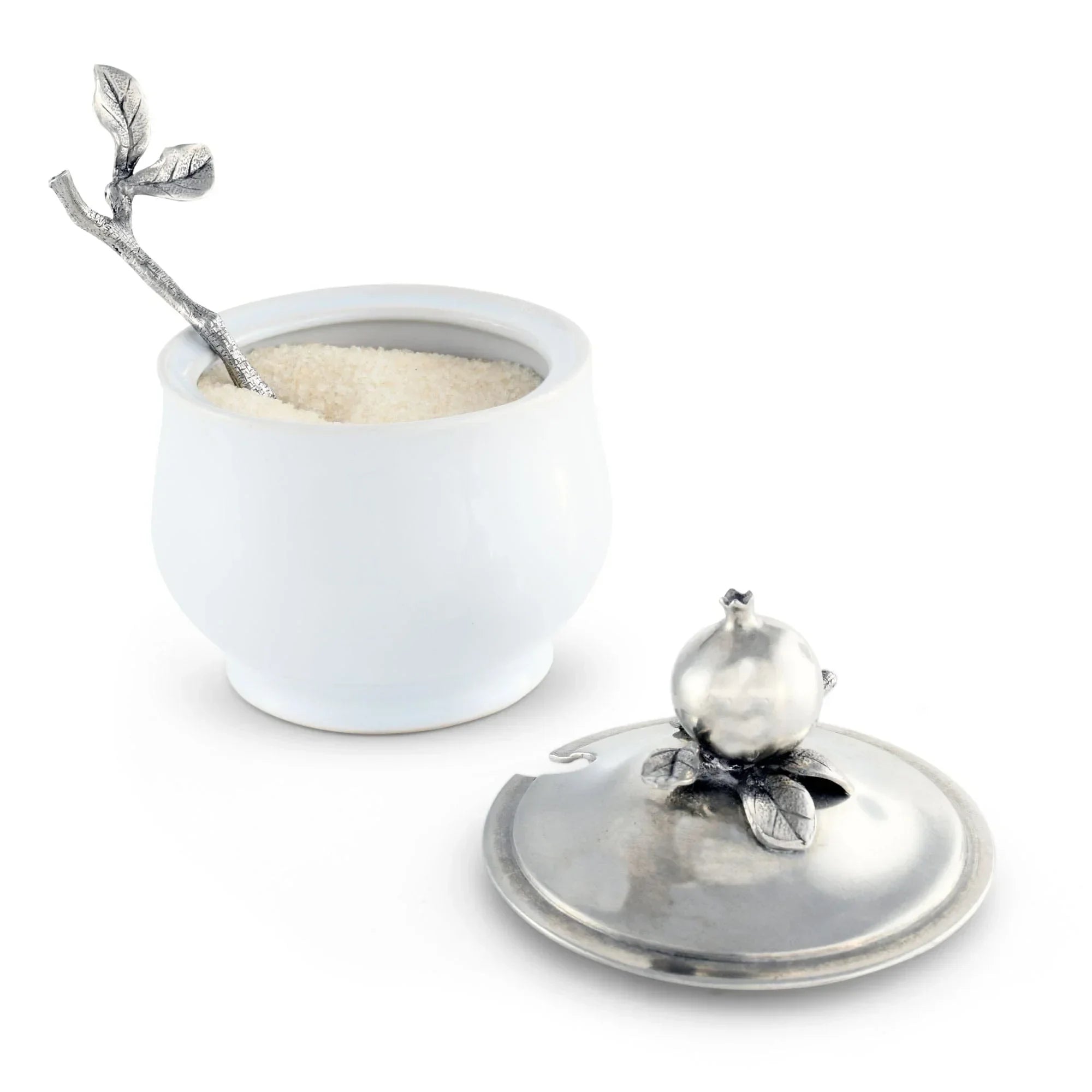 Pomegranate Sugar Bowl and Spoon - The Mayfair Hall