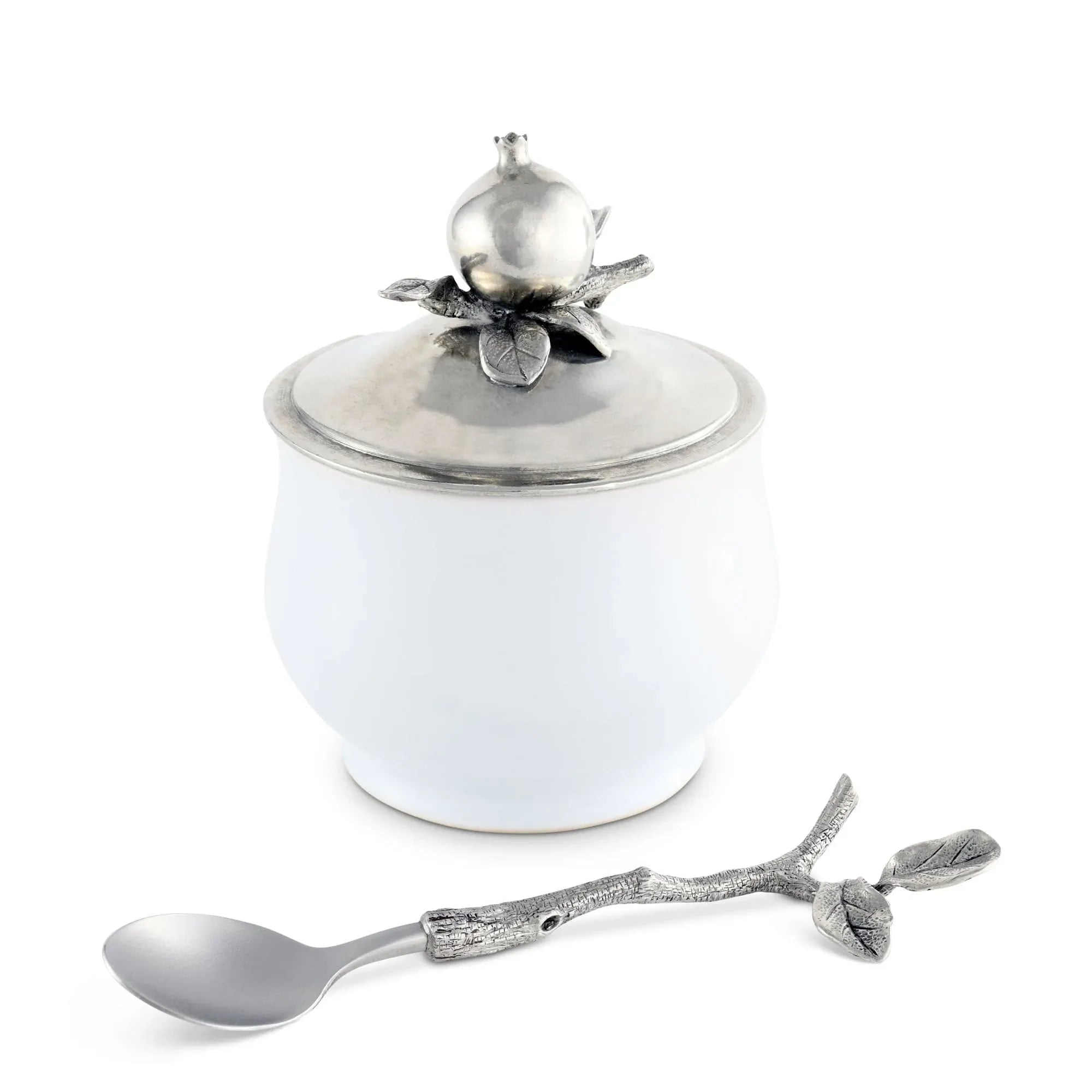 Pomegranate Sugar Bowl and Spoon - The Mayfair Hall