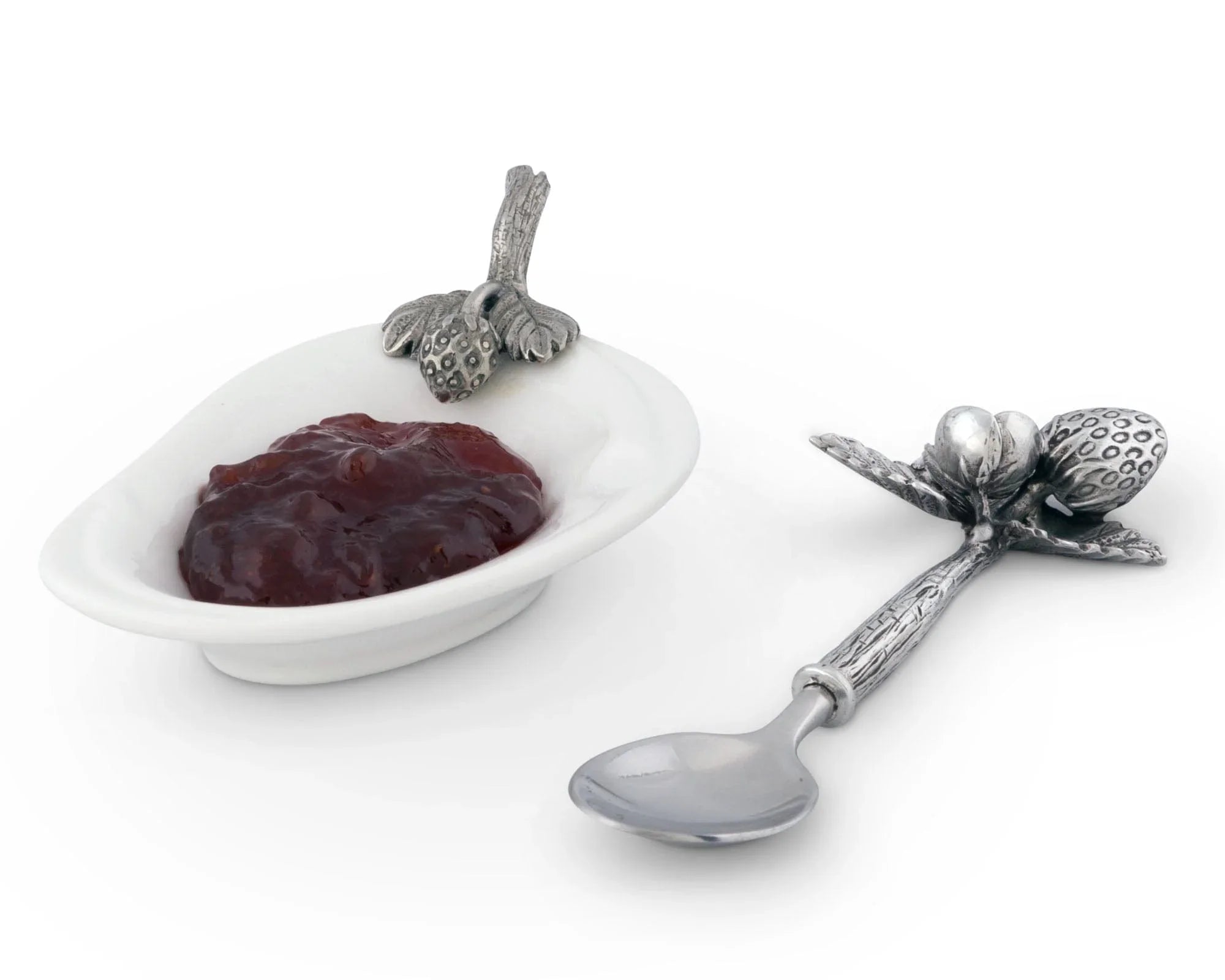 Strawberry Jam Server / Spoon Rest - The Mayfair Hall