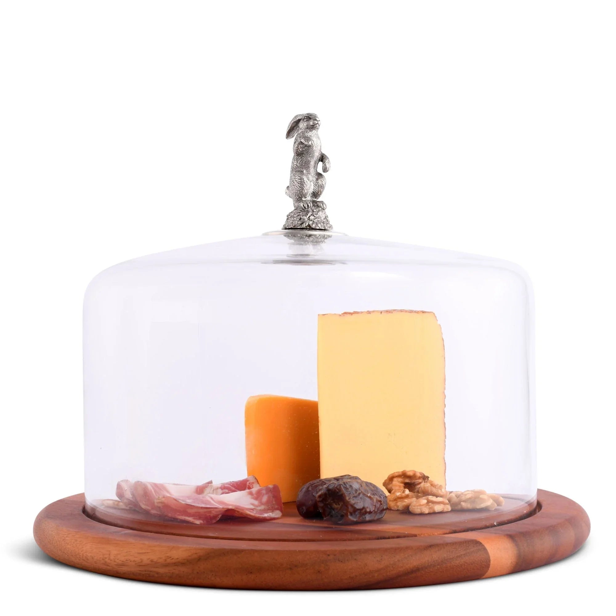 Bunny Glass Covered Cheese Wood Board - The Mayfair Hall