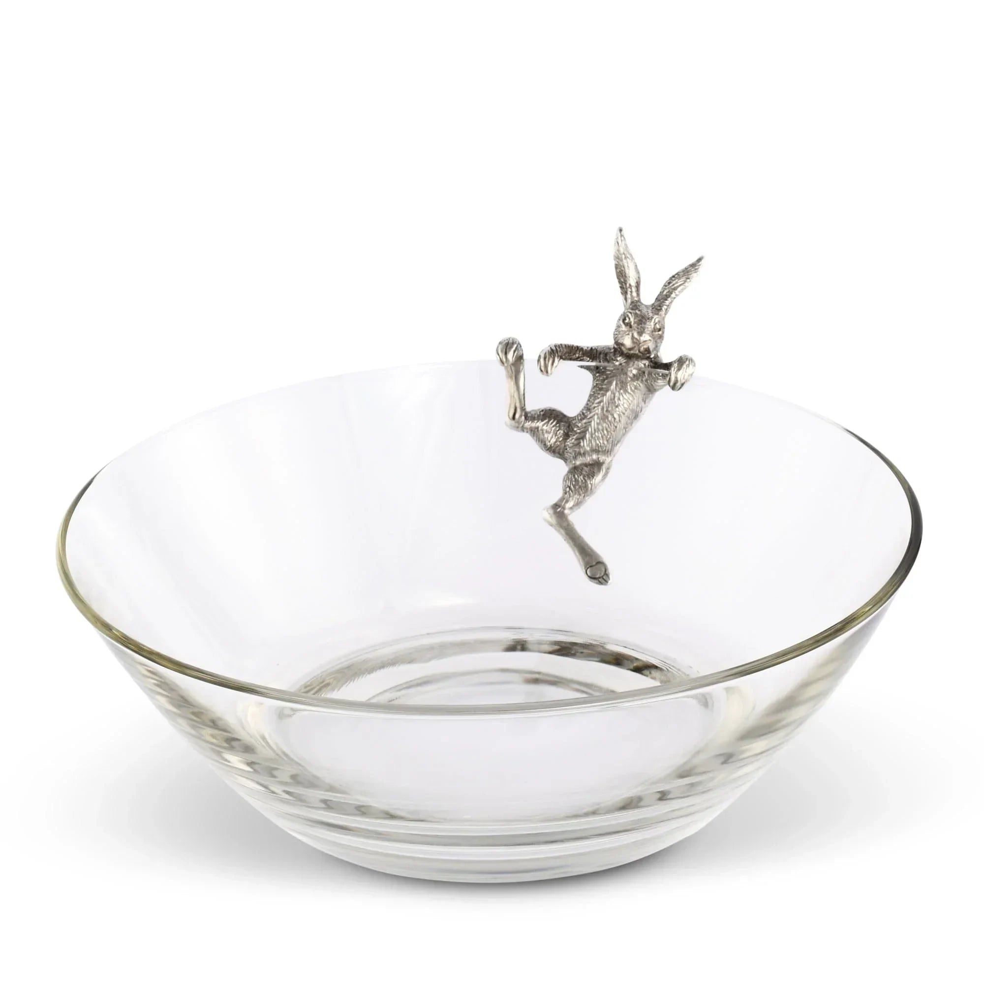 Climbing Bunny Glass Serving / Salad Bowl - The Mayfair Hall