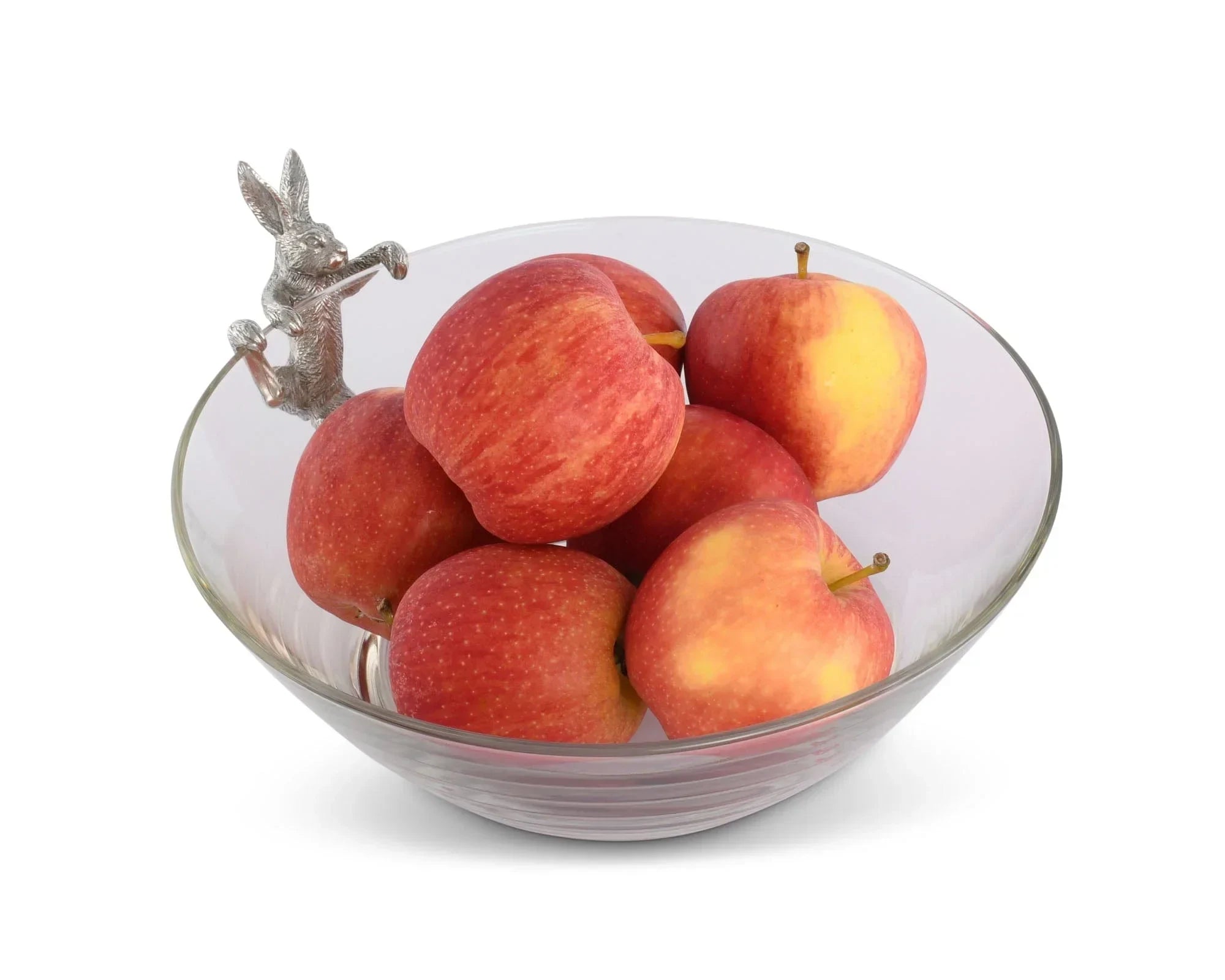 Climbing Bunny Glass Serving / Salad Bowl - The Mayfair Hall