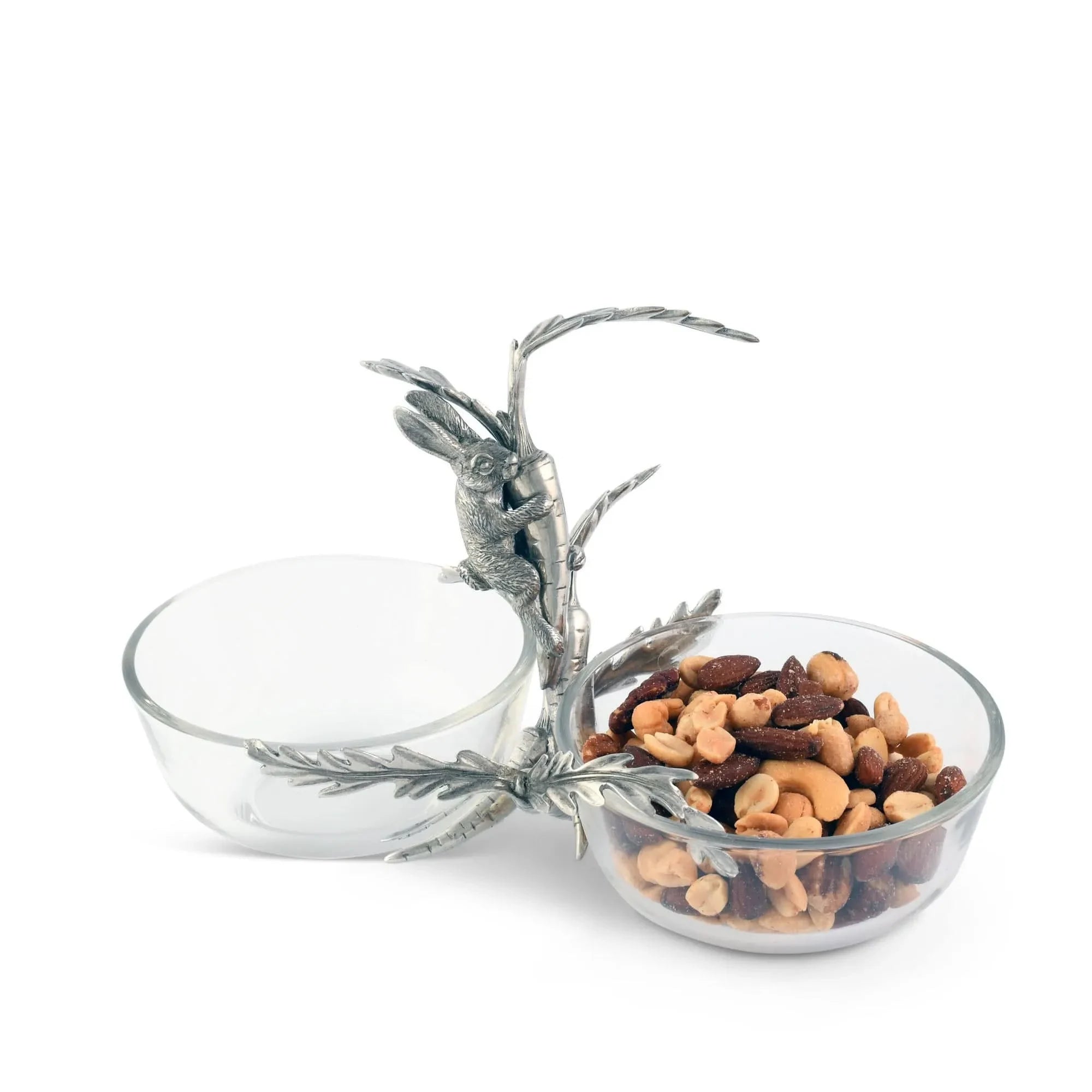 Rabbit / Carrot Double Dish Condiment Server - The Mayfair Hall