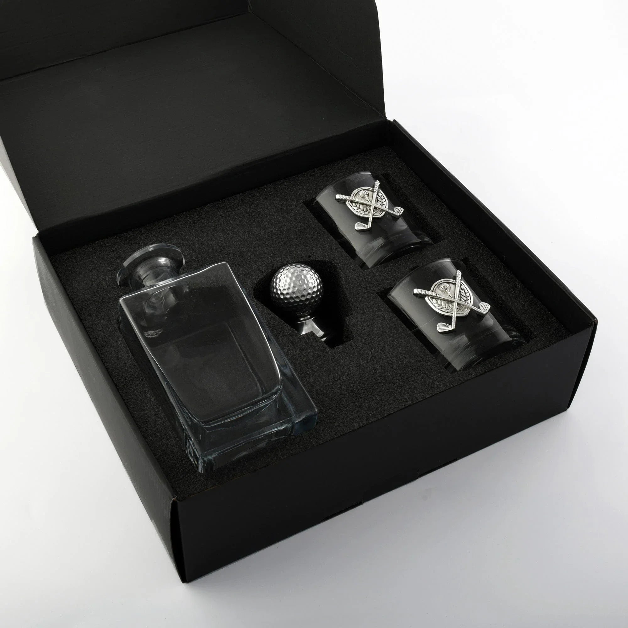 Golf Decanter Set with Pair Glasses - The Mayfair Hall