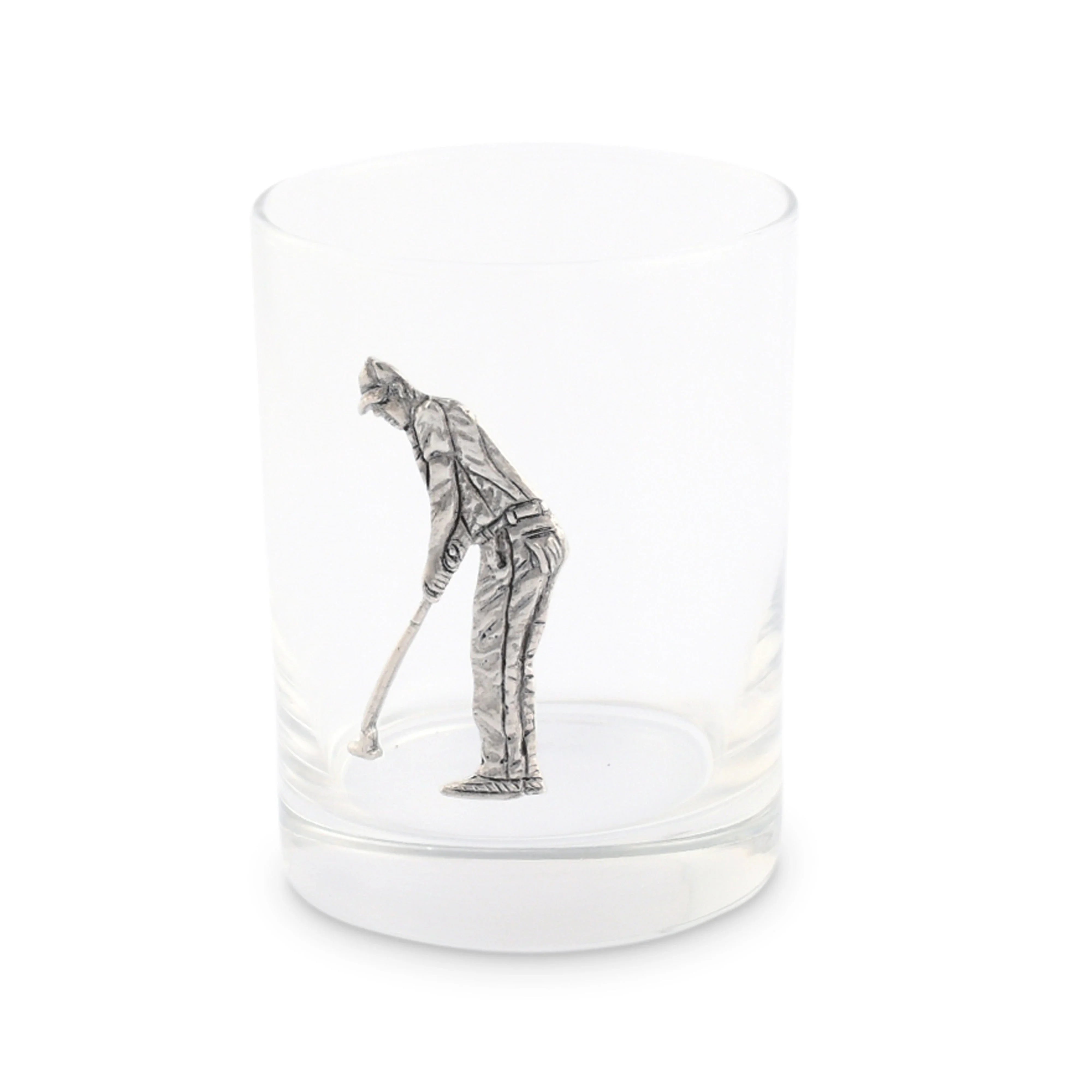 Golfer Double Old Fashioned Glass - The Mayfair Hall