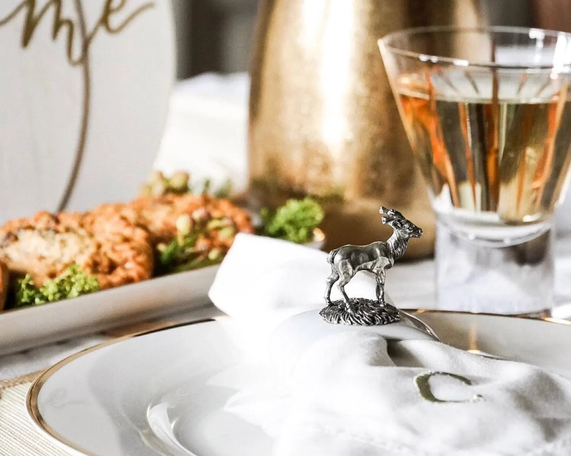 Deer Stoneware Napkin Ring - The Mayfair Hall