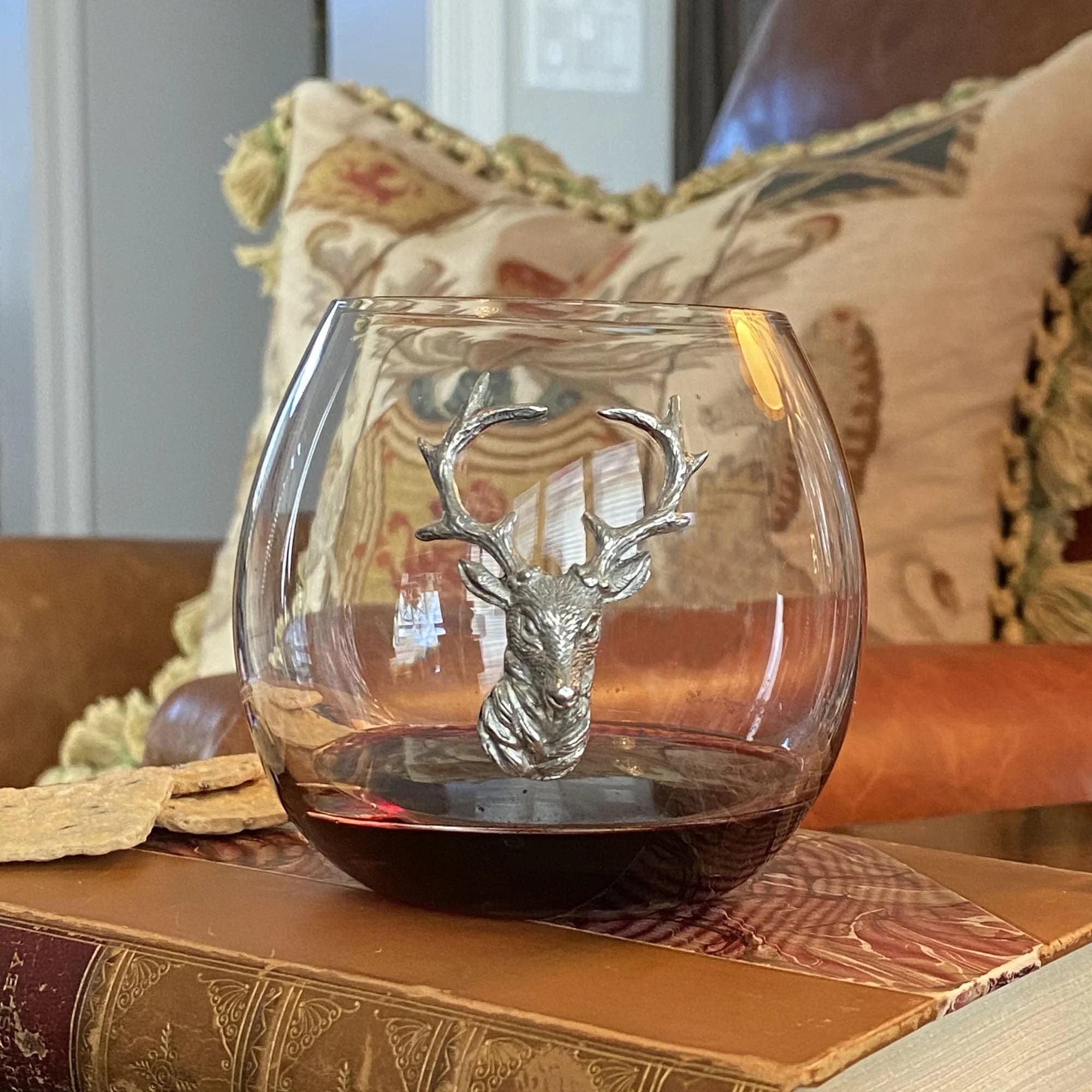 Elk / Deer Stemless Wine Glass - The Mayfair Hall